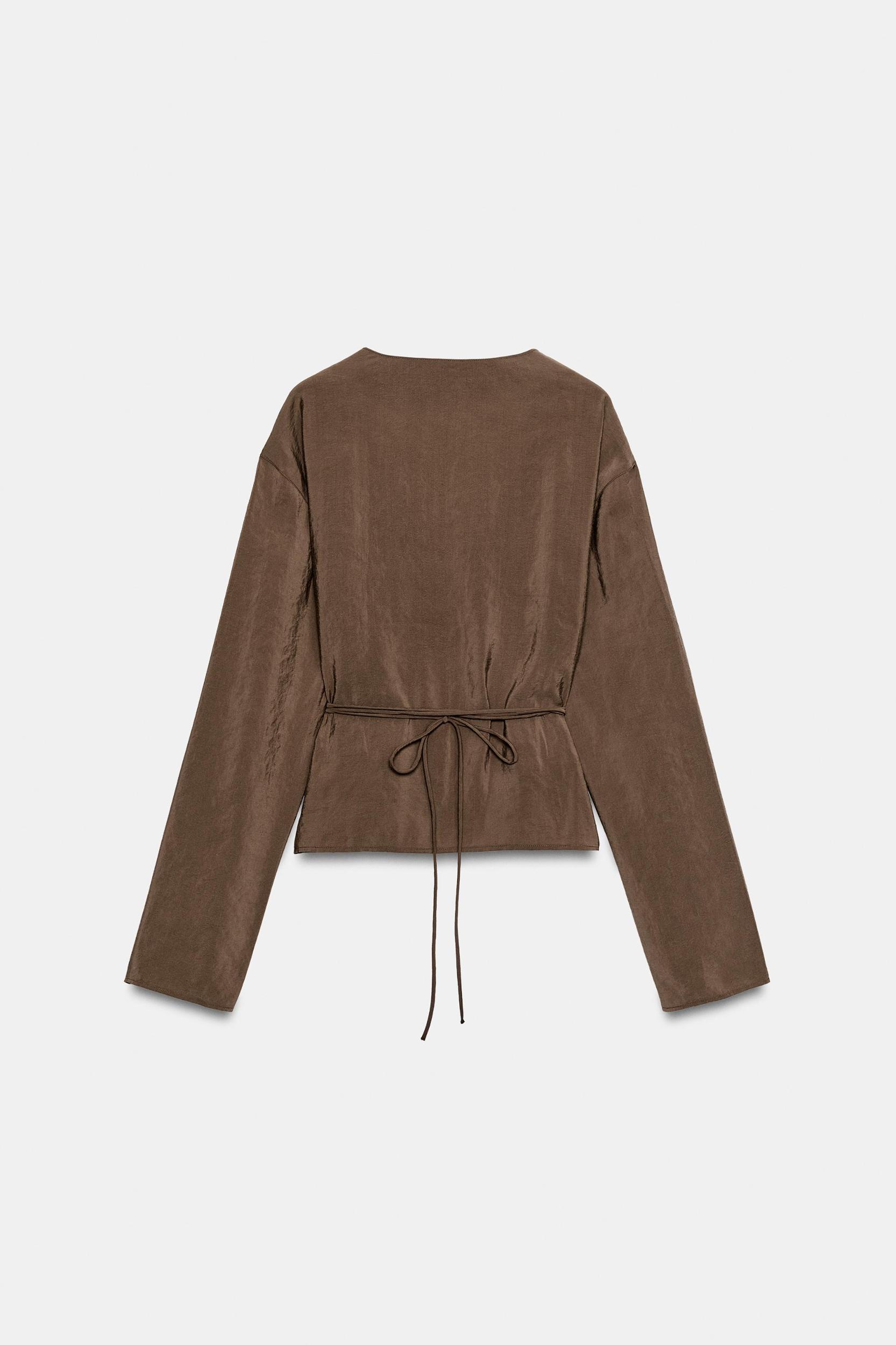 TIED KIMONO SHIRT Product Image