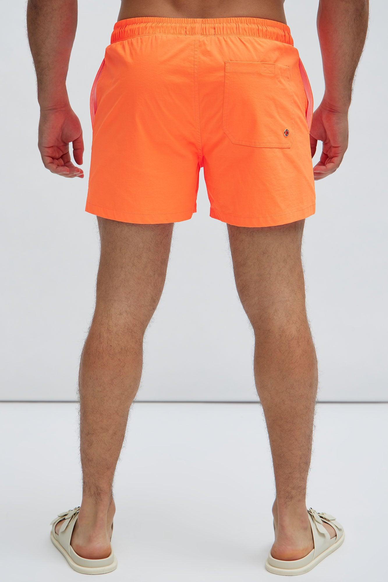 Montez Stretch Swim Trunk Short - Orange Product Image