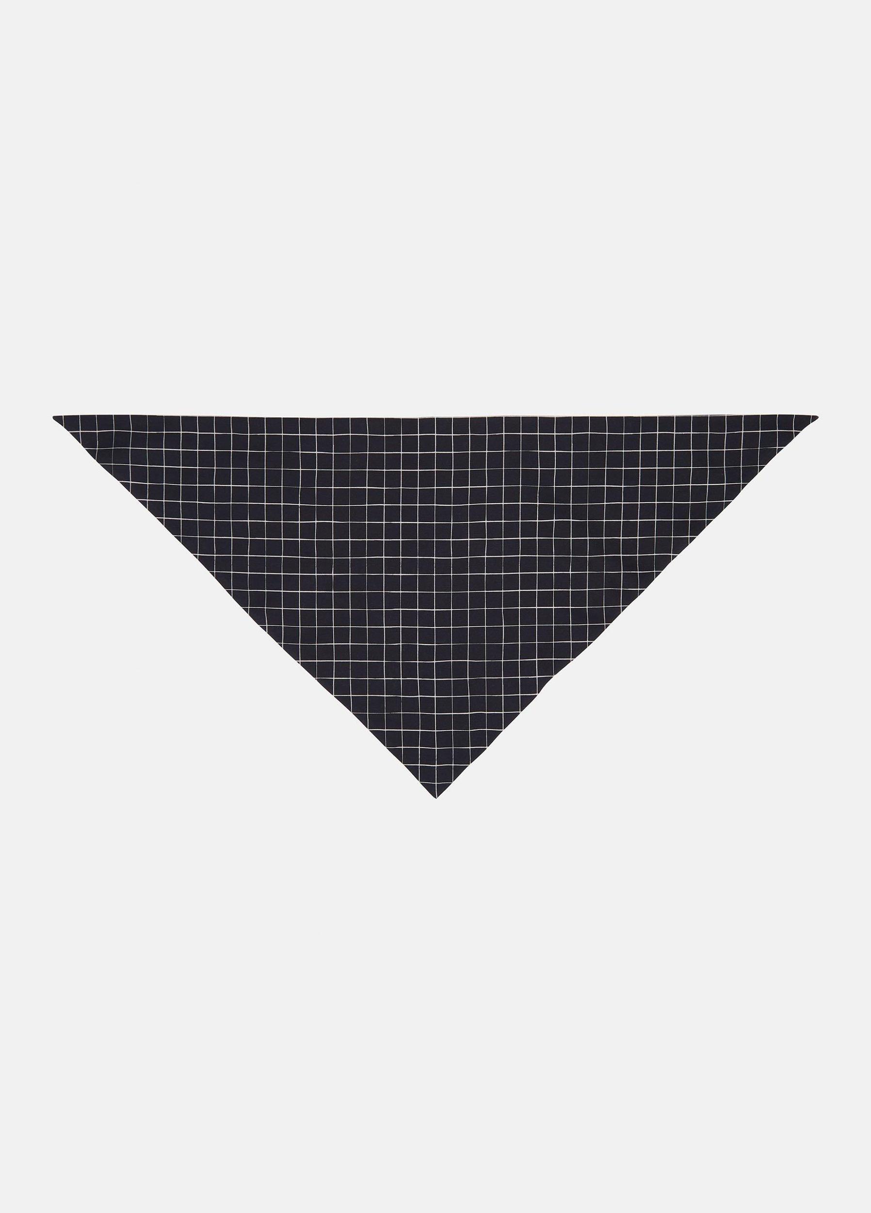 Trellis Plaid Cotton-Blend Headkerchief Product Image