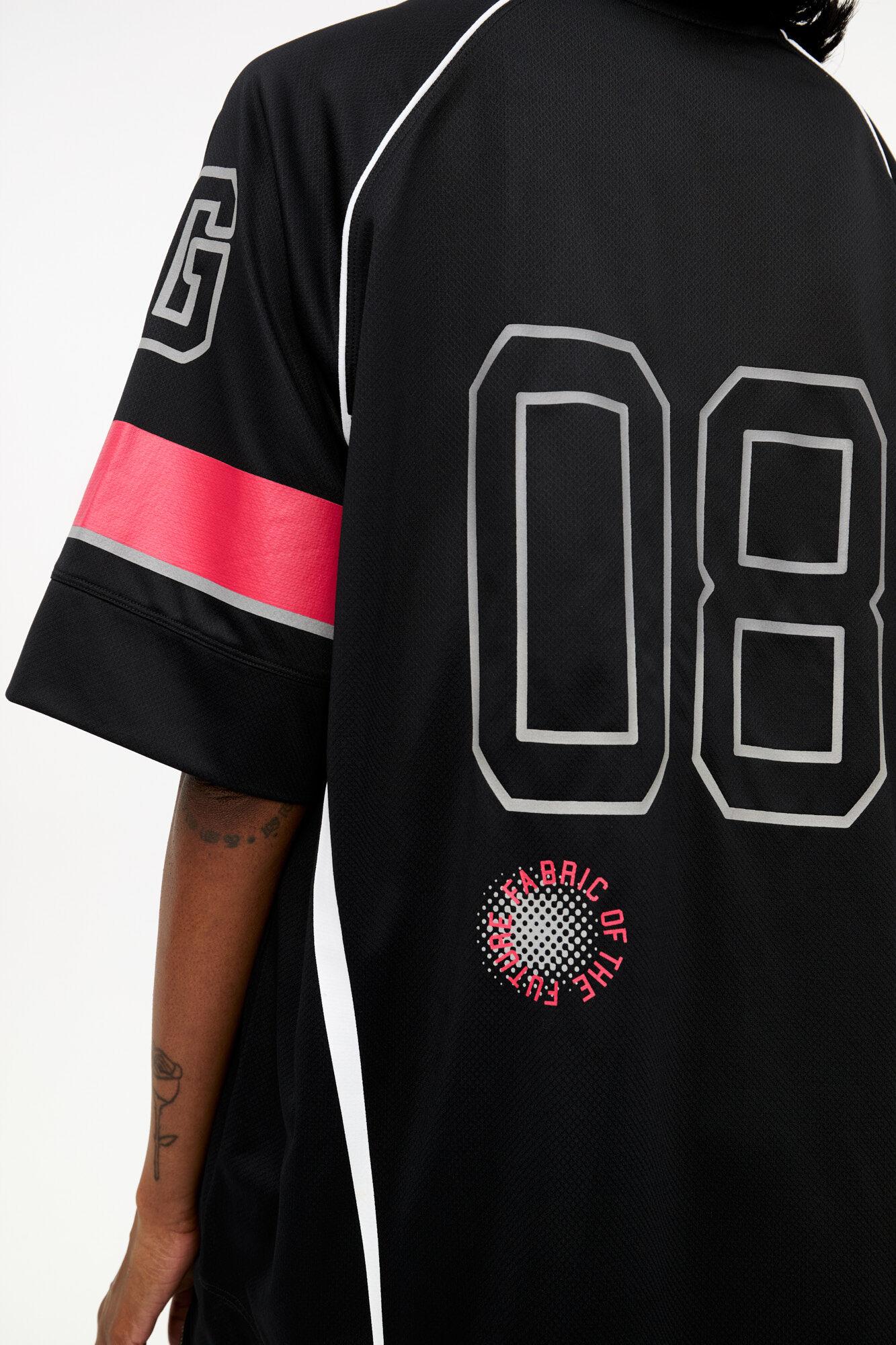 Black Future Mesh Oversized T-shirt Product Image