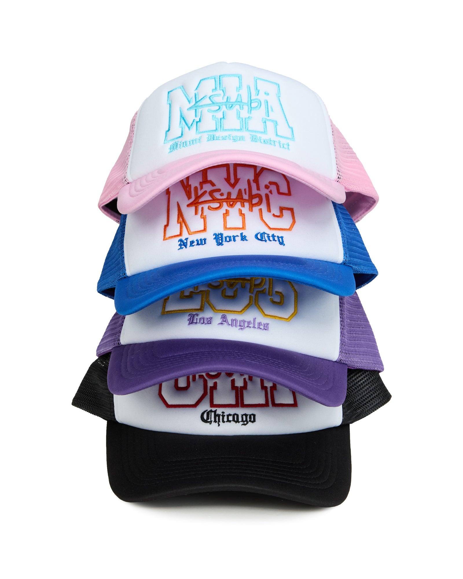 CHICAGO AND THE STREETS TRUCKER CAP BLACK Male Product Image