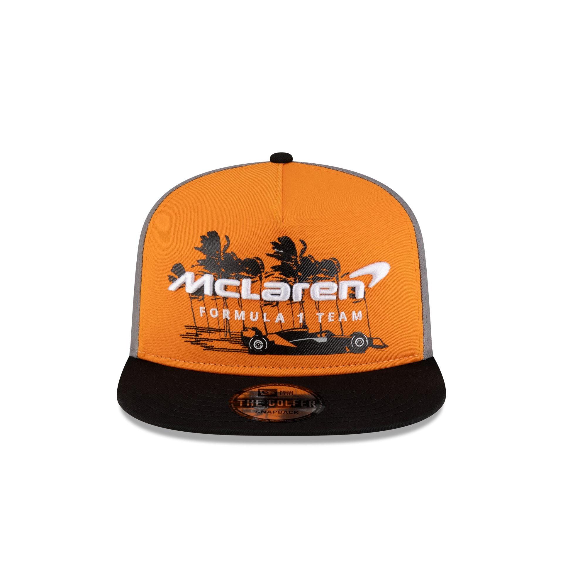 2025 Miami Race McLaren Formula 1 Team Orange Golfer Hat Male Product Image