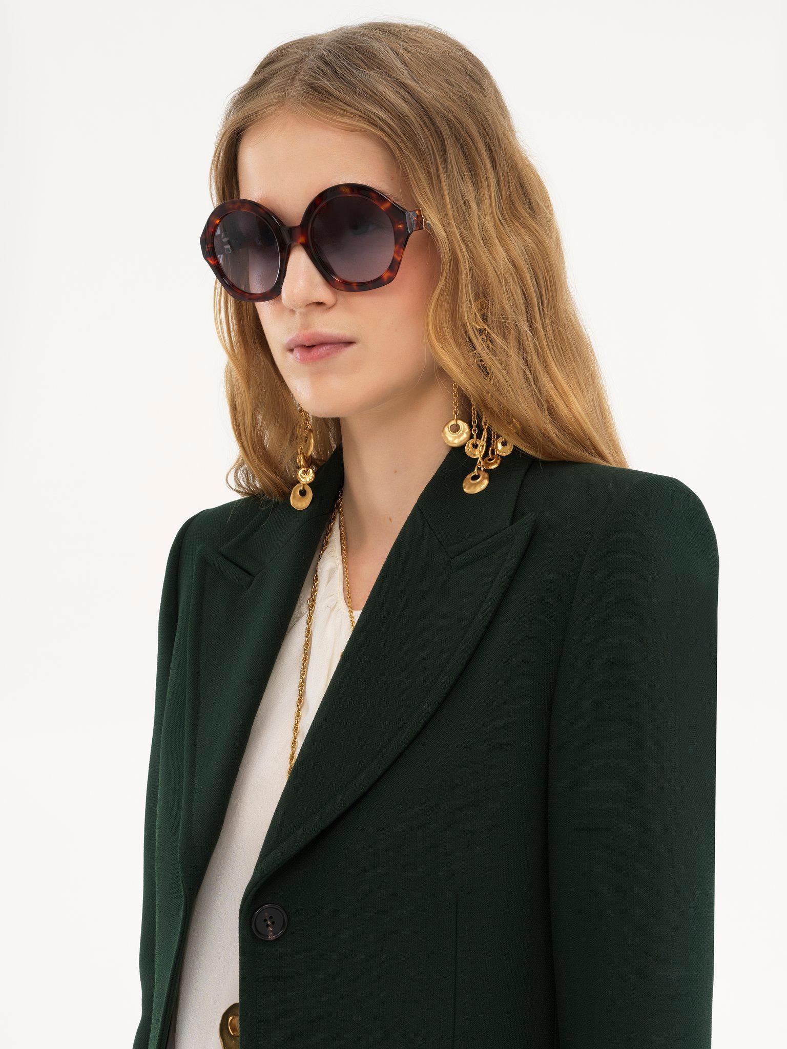 Tailored jacket in wool crêpe Product Image