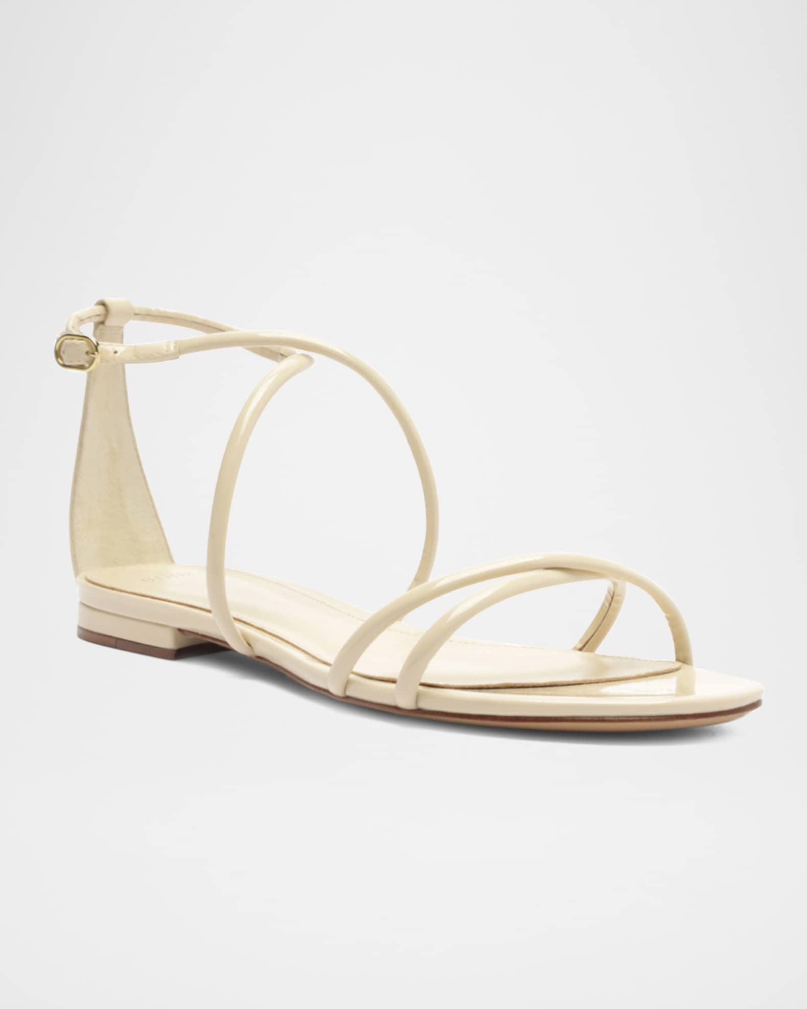 Lory Flat Patent Leather Sandals Product Image