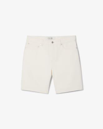 Straight Fit Denim Bermuda Shorts Product Image