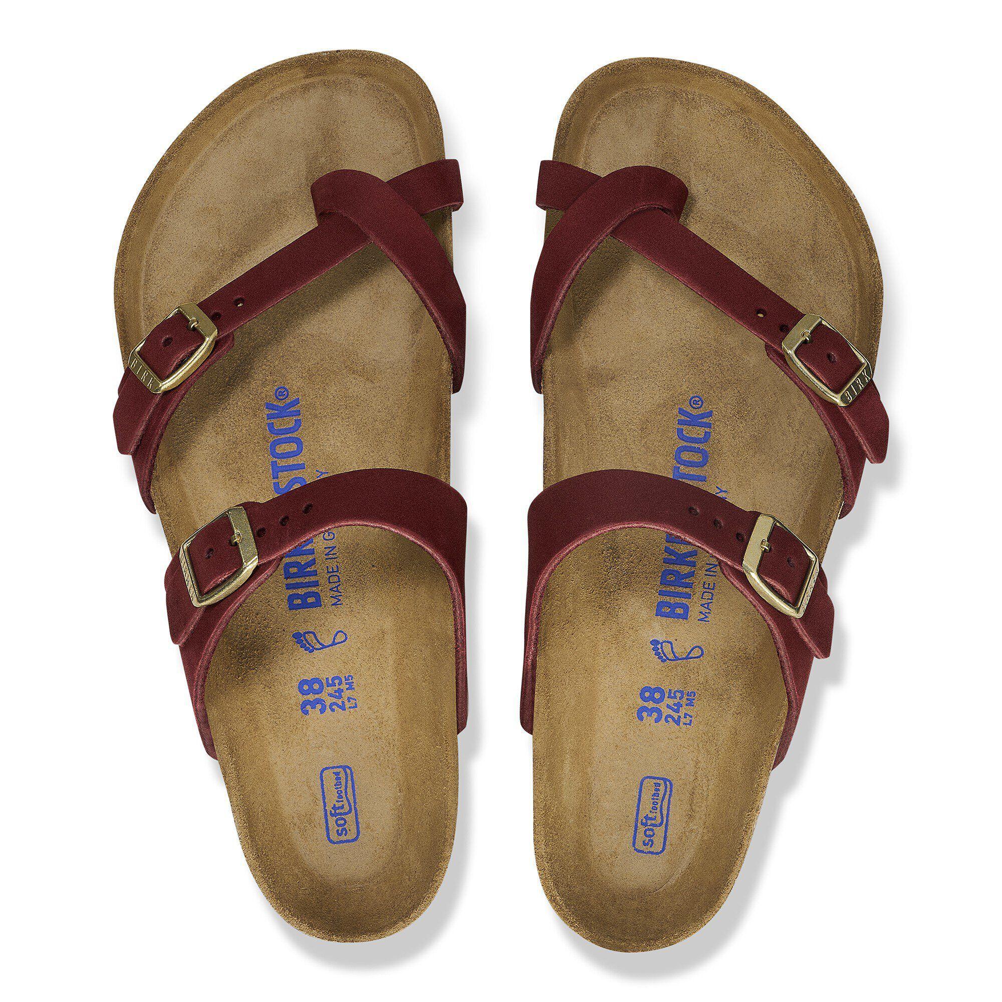 Mayari Soft Footbed Nubuck Leather Zinfandel Product Image