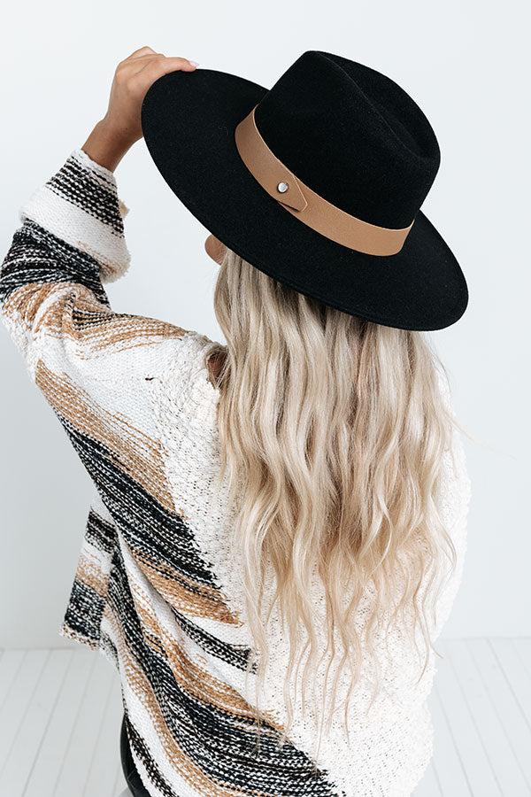 Sweetheart In The City Fedora In Black Product Image