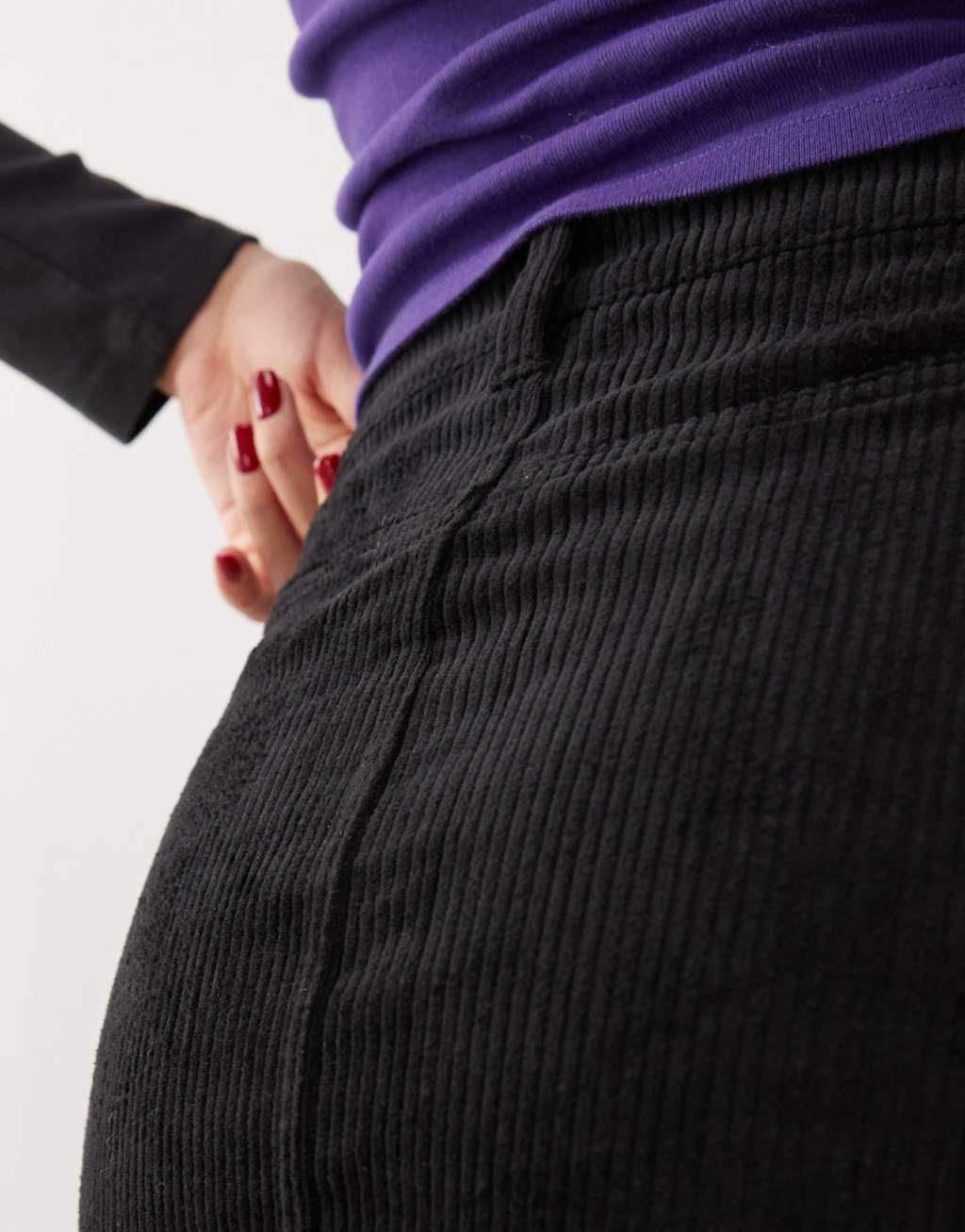 Monki cord mini skirt Product Image