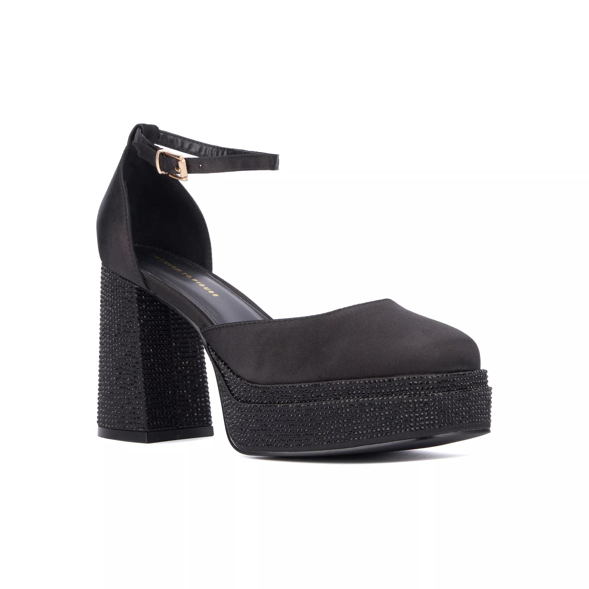 Fashion to Figure Martine 2 Womens Wide Width Dress Pumps Product Image