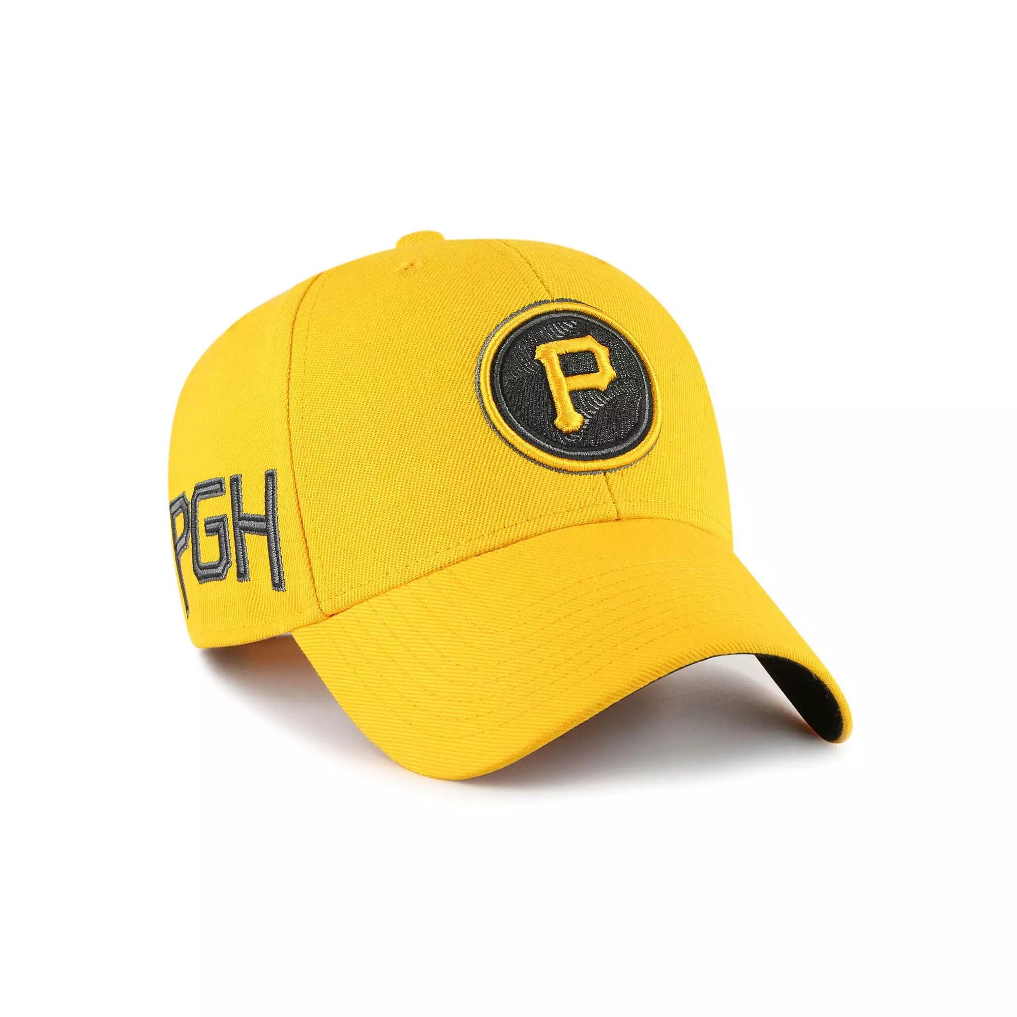 Men's '47  Gold Pittsburgh Pirates 2023 City Connect MVP Adjustable Hat Product Image