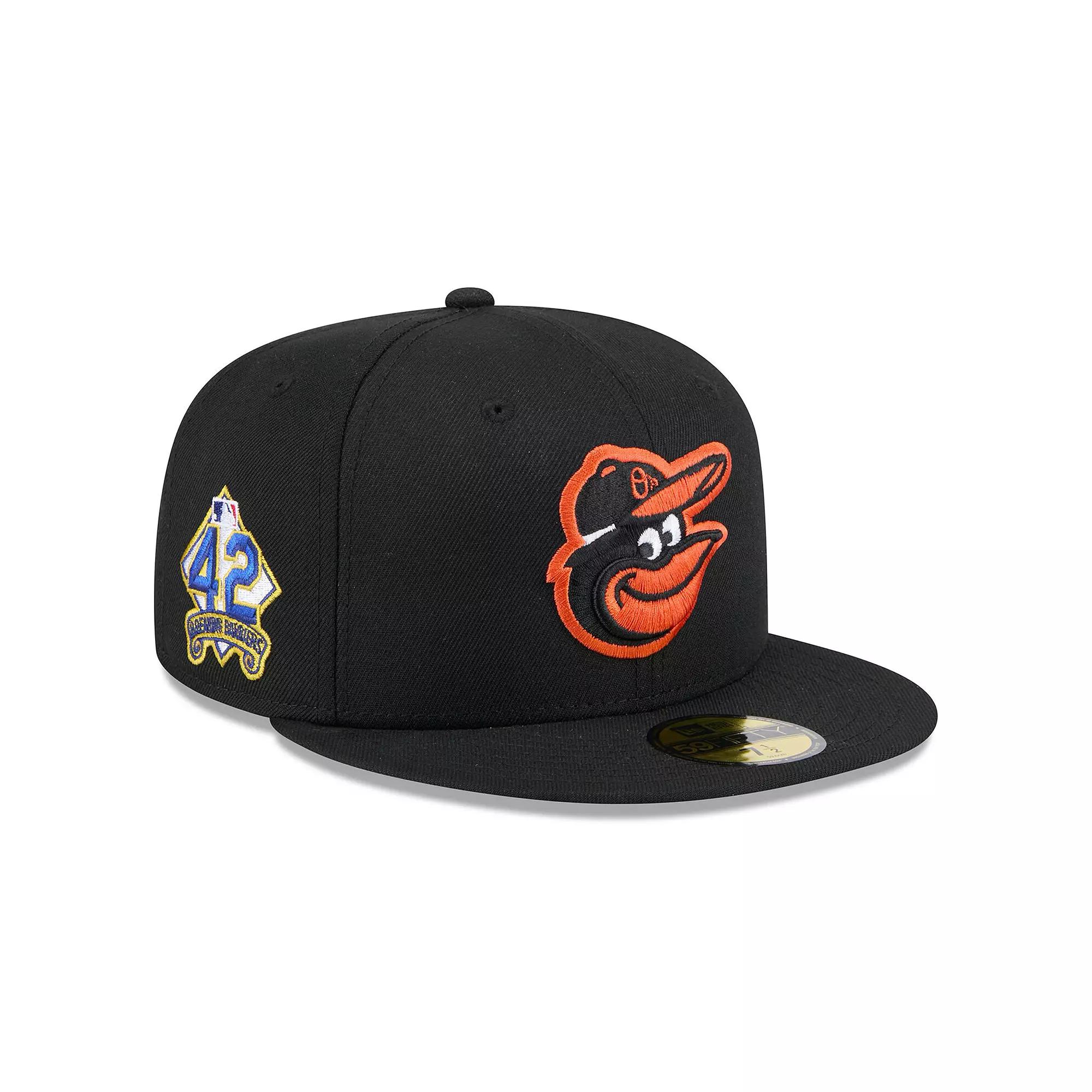 Men's New Era Black Baltimore Orioles 2025 Jackie Robinson Day 59FIFTY Fitted Hat,  Product Image