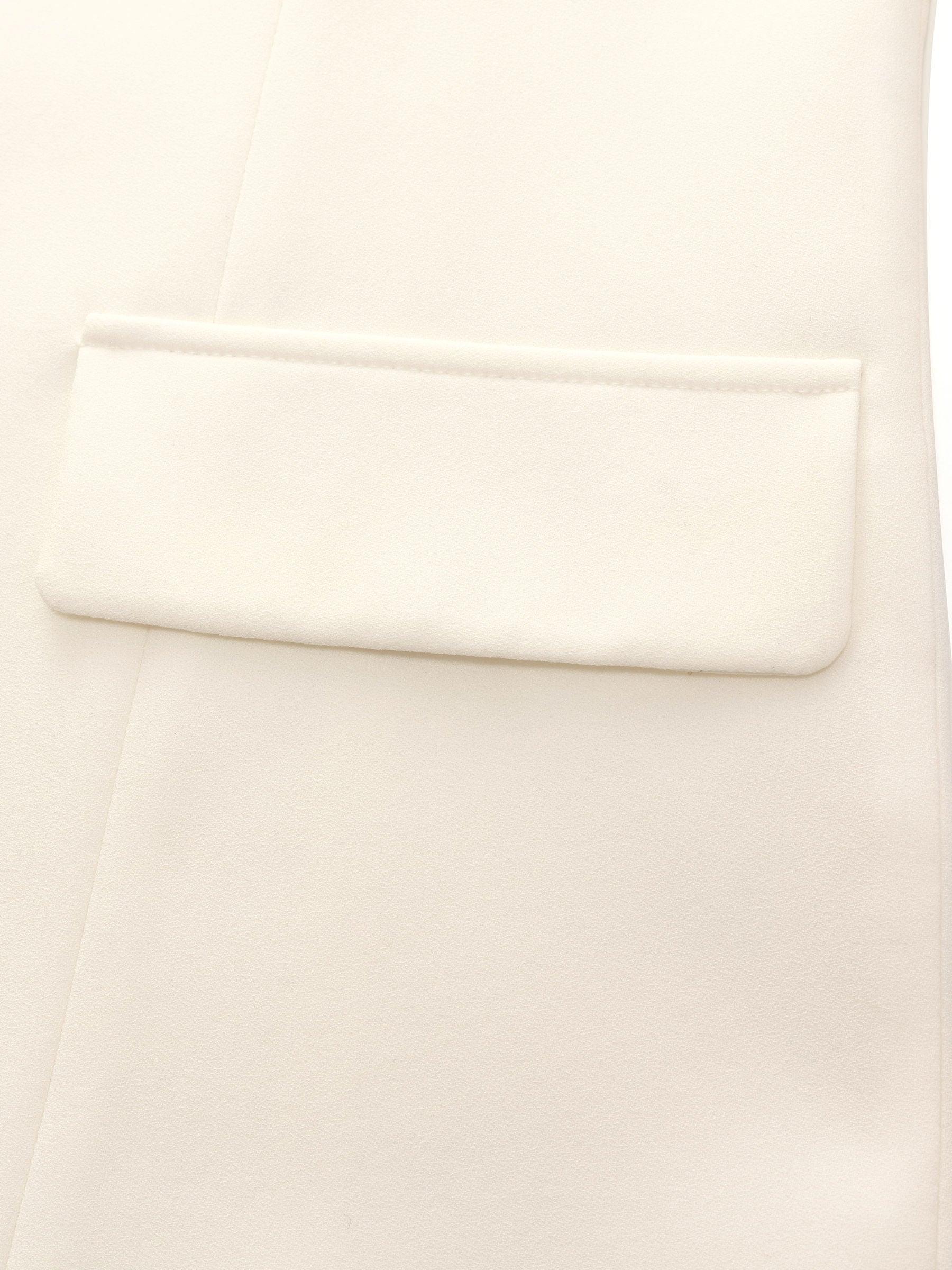 Acetate Blend Slim Fit Women Blazer Product Image