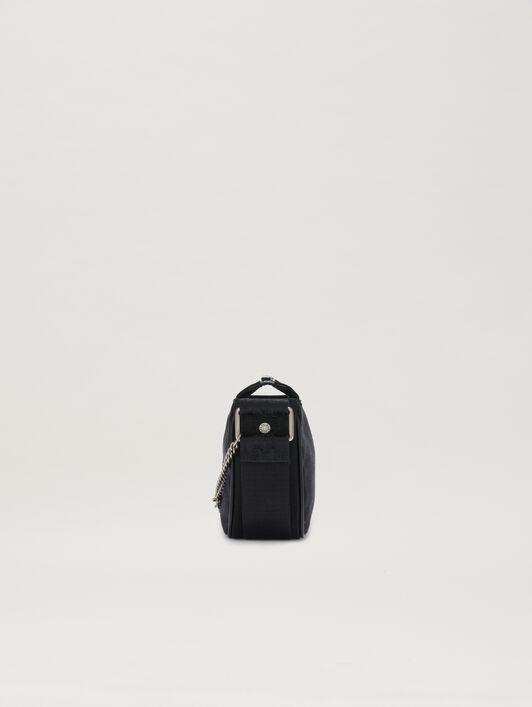 Metallic logo plate croosbody bag Product Image