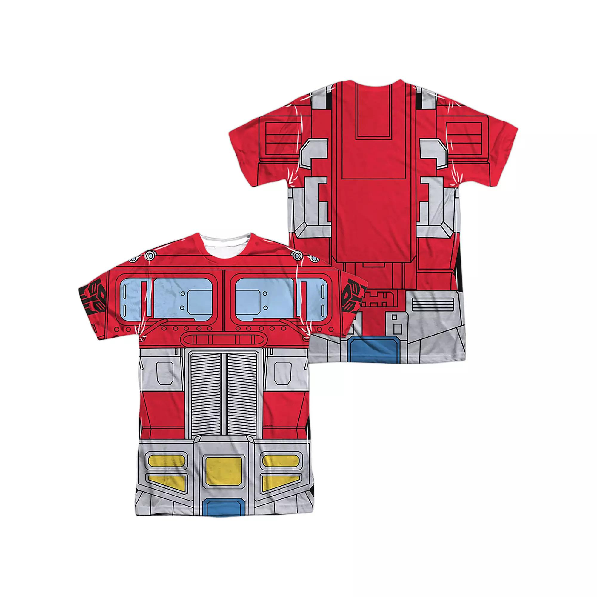 Mens Transformers Optimus Prime Sublimated Graphic Tee Product Image