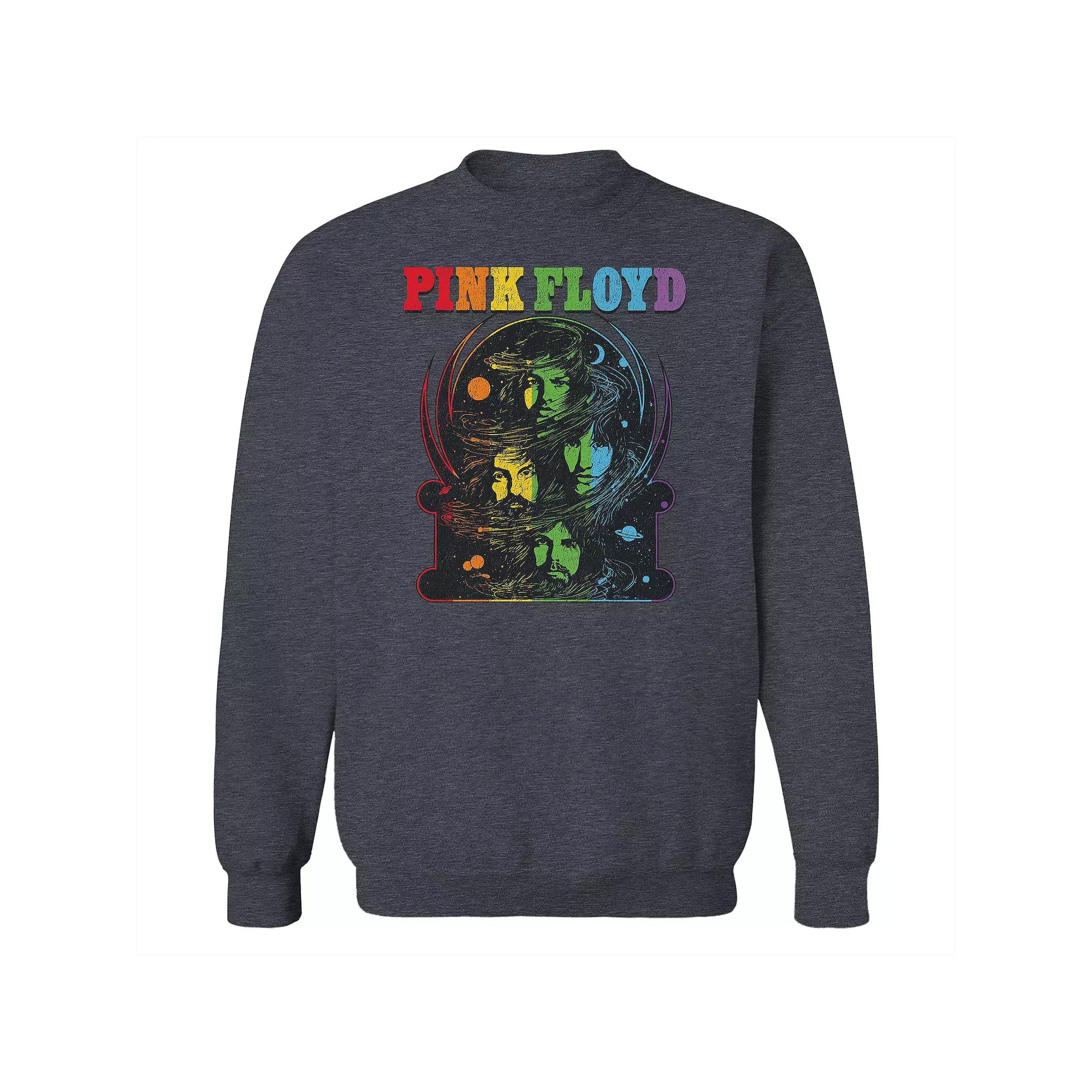 Men's Pink Floyd in Zurich Graphic Fleece Sweatshirt, Size: XXL, Dark Grey Product Image