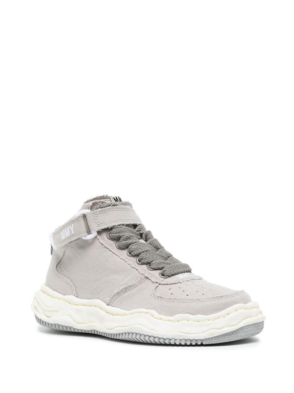 high-top lace-up sneakers Product Image