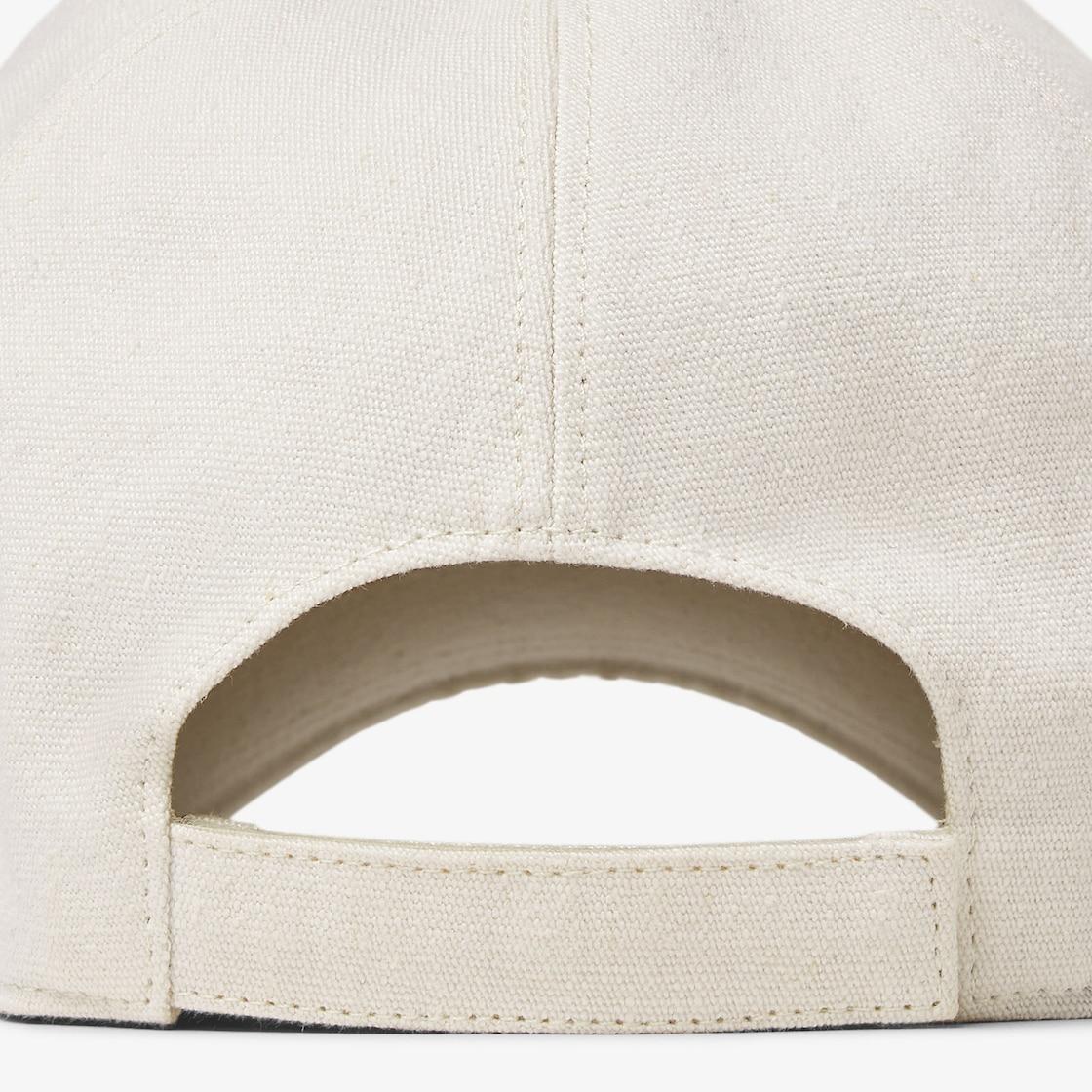 HatWhite canvas baseball cap Product Image