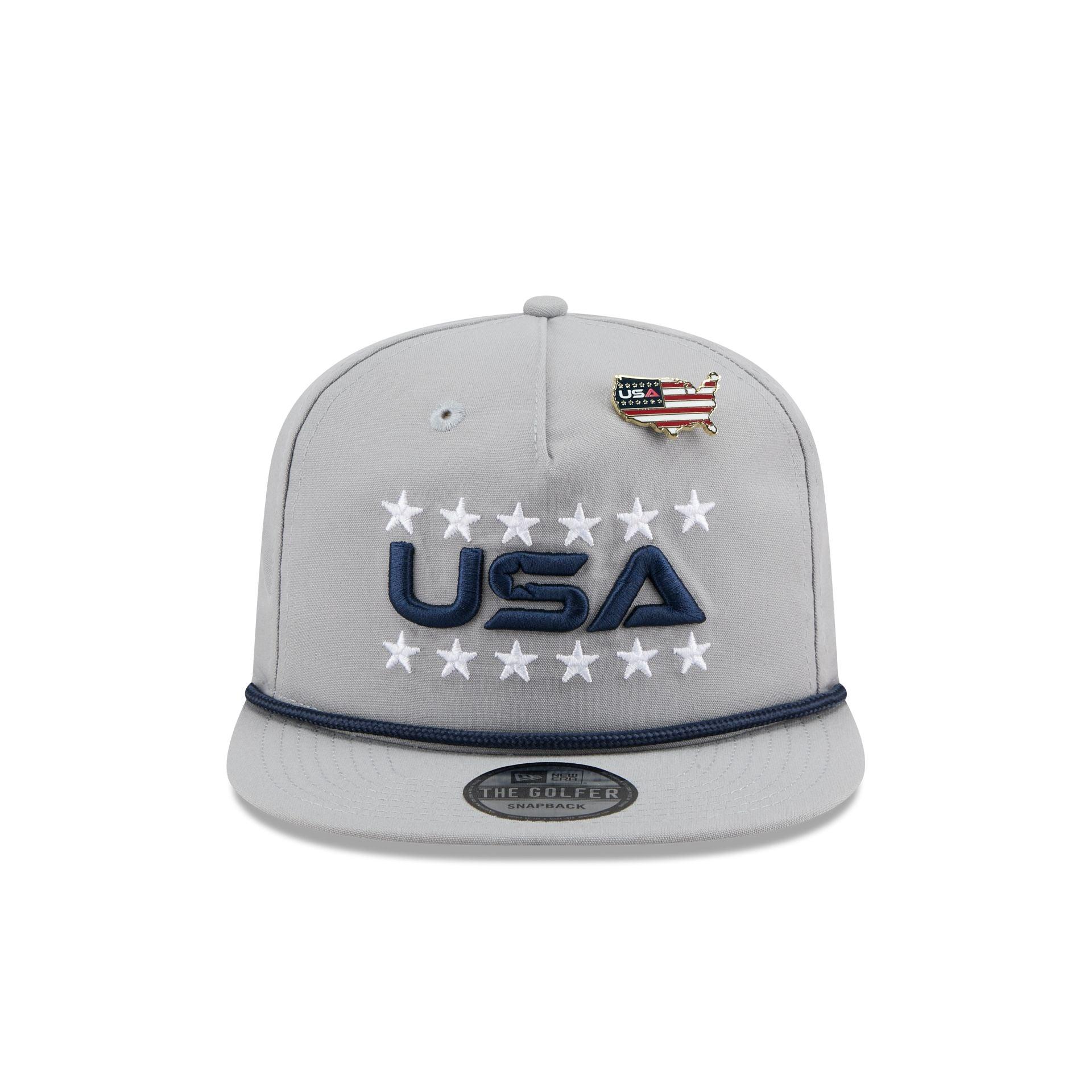 2025 Ryder Cup Team USA Gray Golfer Hat Male Product Image