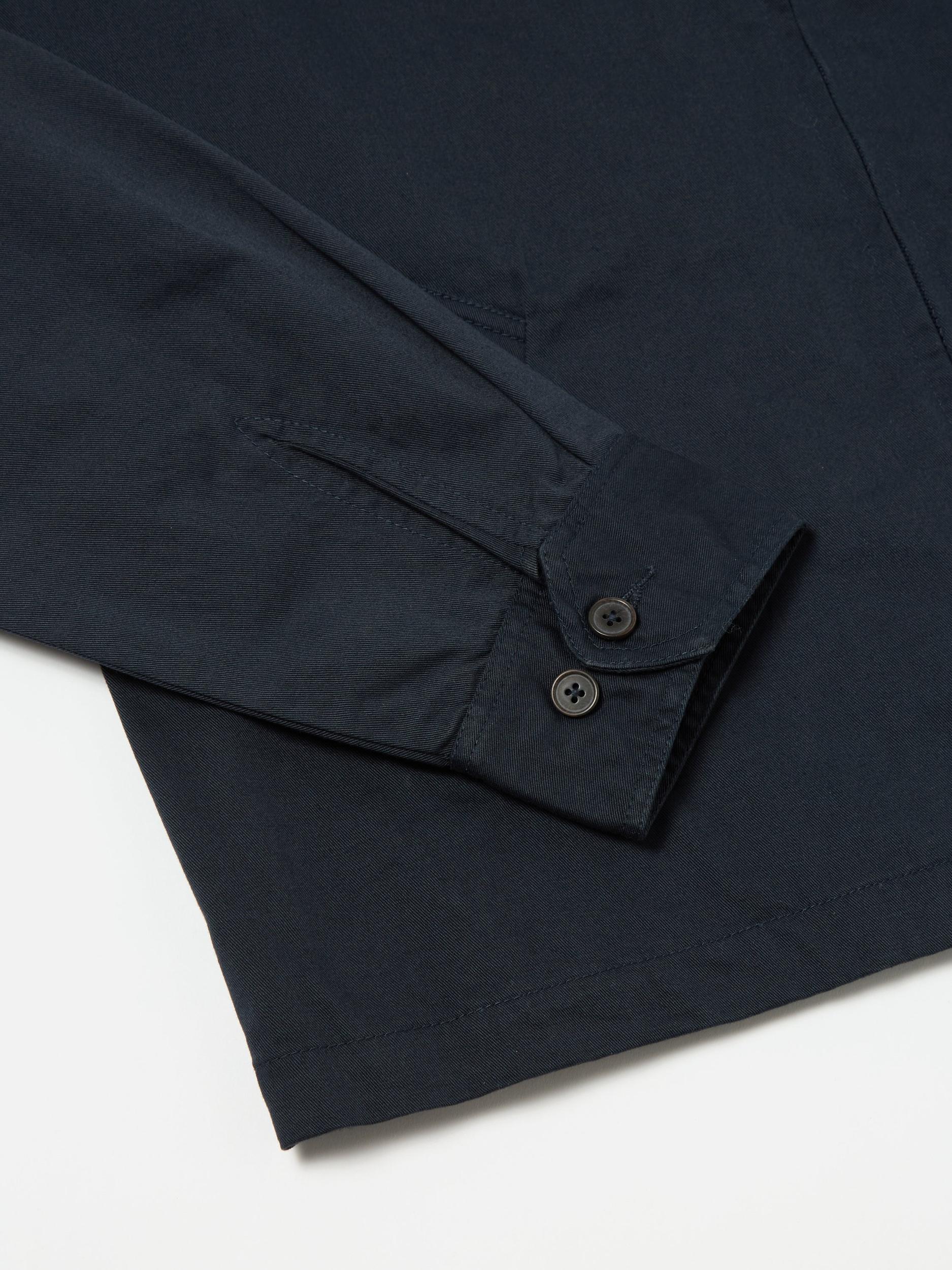 Universal Works Windcheater in Navy Embroidered Twill Product Image