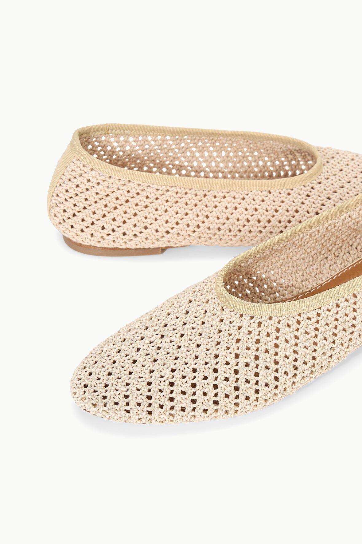 ALBA BALLET FLAT | CREAM CROCHET Product Image