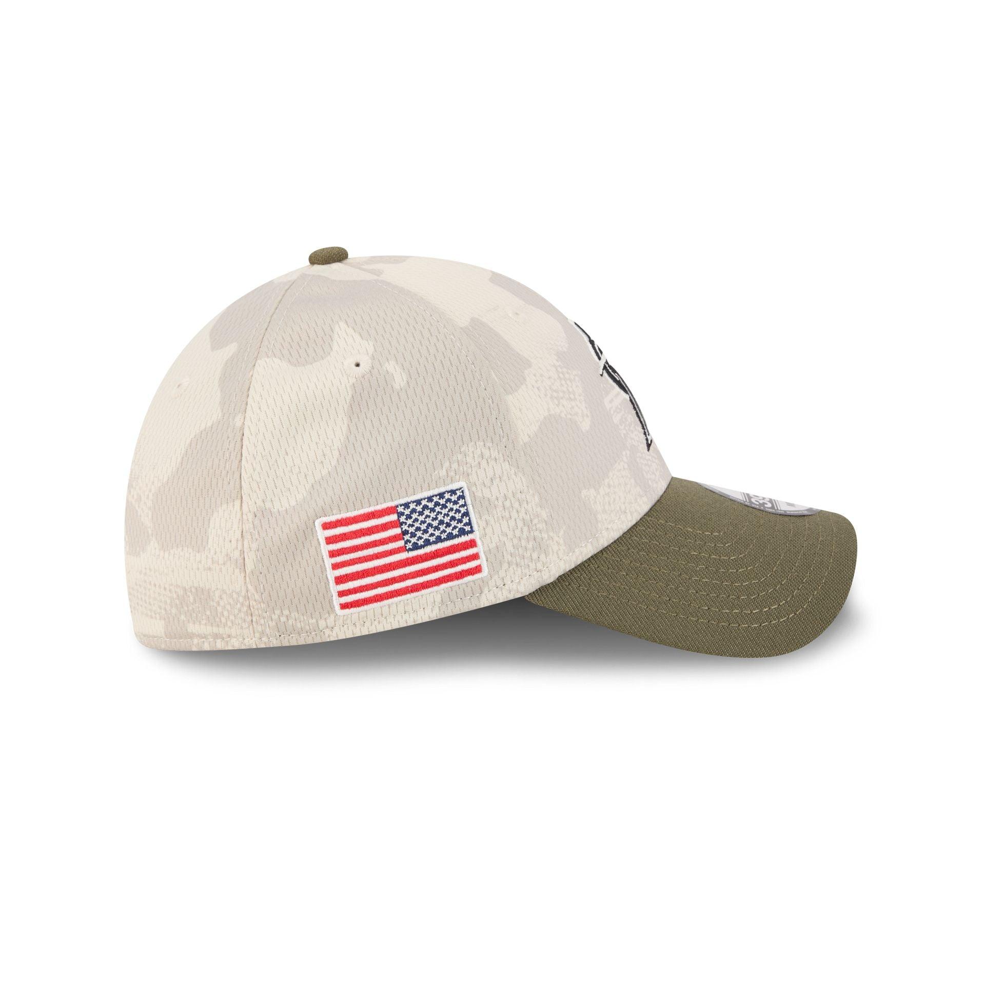 Miami Marlins Armed Forces Day 2025 39THIRTY Stretch Fit Hat Male Product Image