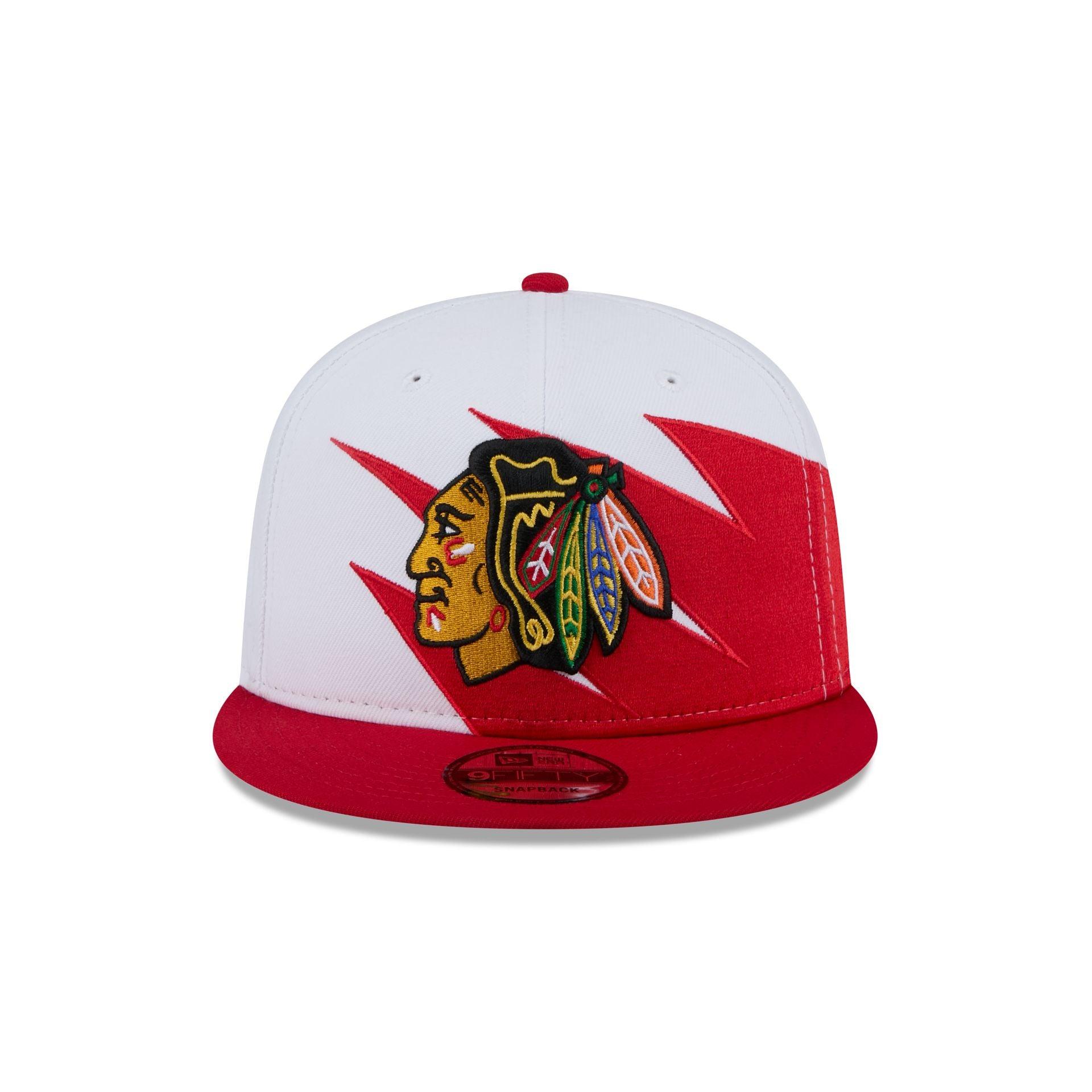 Chicago Blackhawks Jagged 9FIFTY Snapback Hat Male Product Image