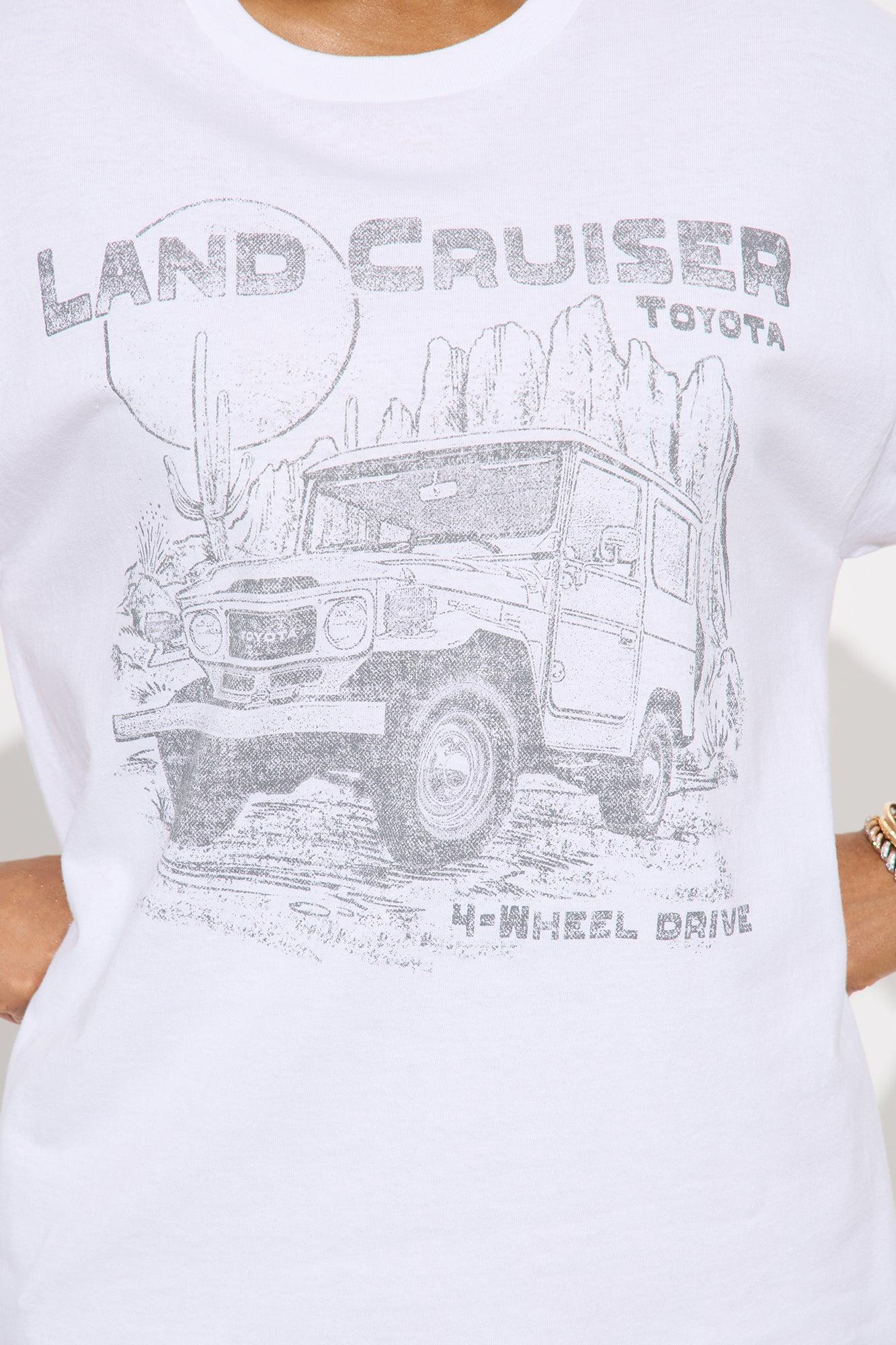 Land Cruiser 4 Wheel Drive Oversized Tee - White Female Product Image