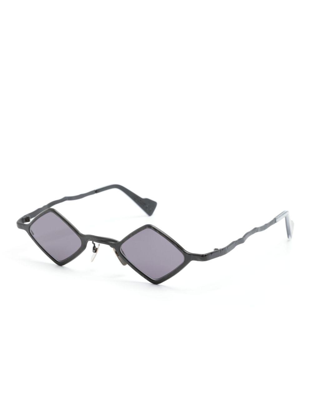 tinted geometric-frame sunglasses Product Image