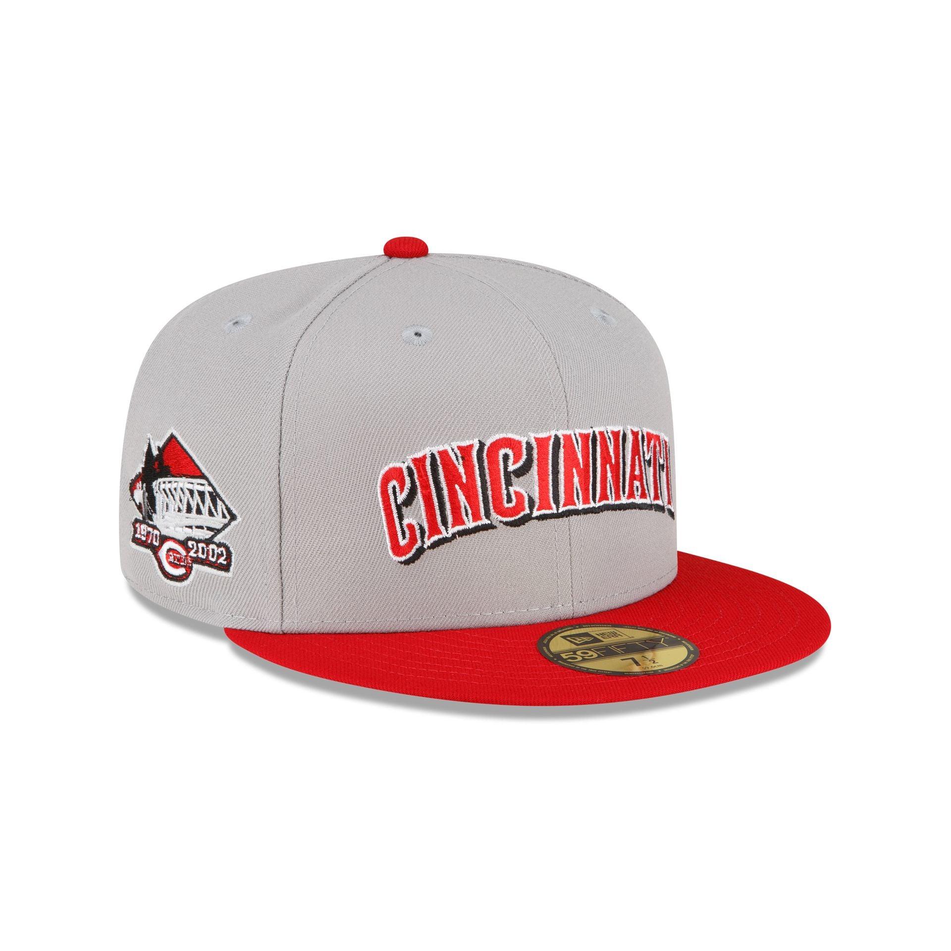 Cincinnati Reds Away 59FIFTY Fitted Hat Male Product Image