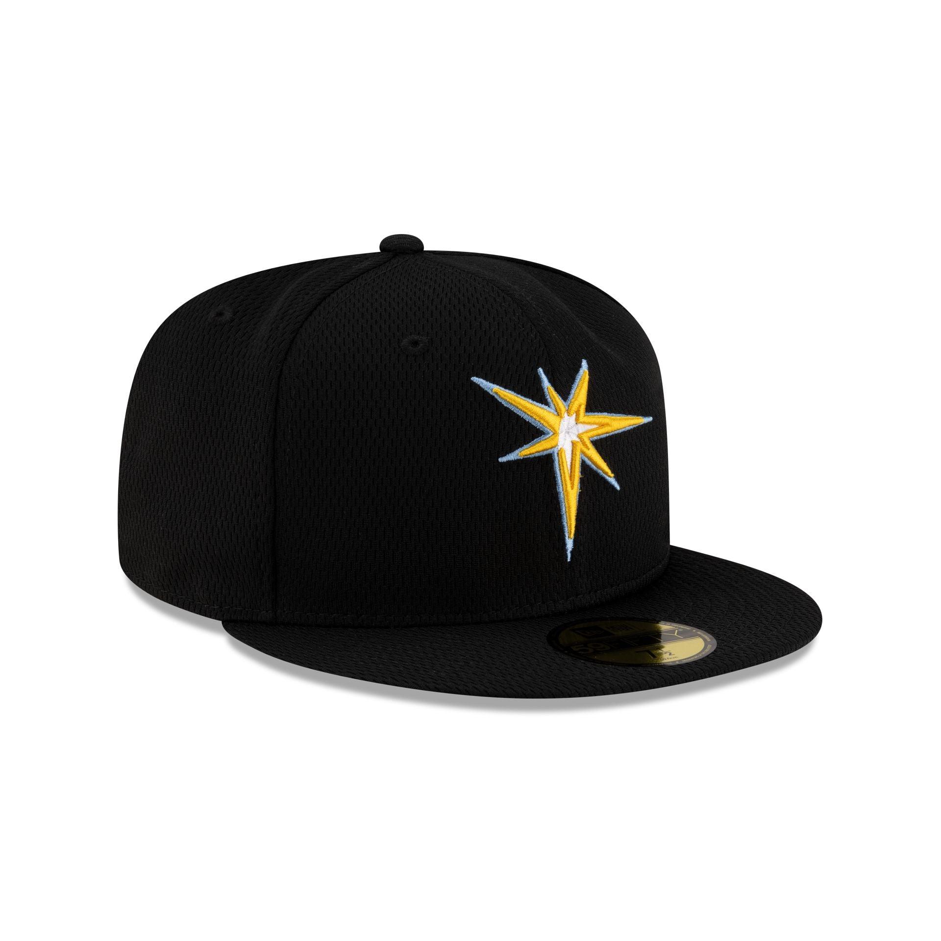 Tampa Bay Rays 2025 Clubhouse Alt Black 59FIFTY Fitted Hat Male Product Image