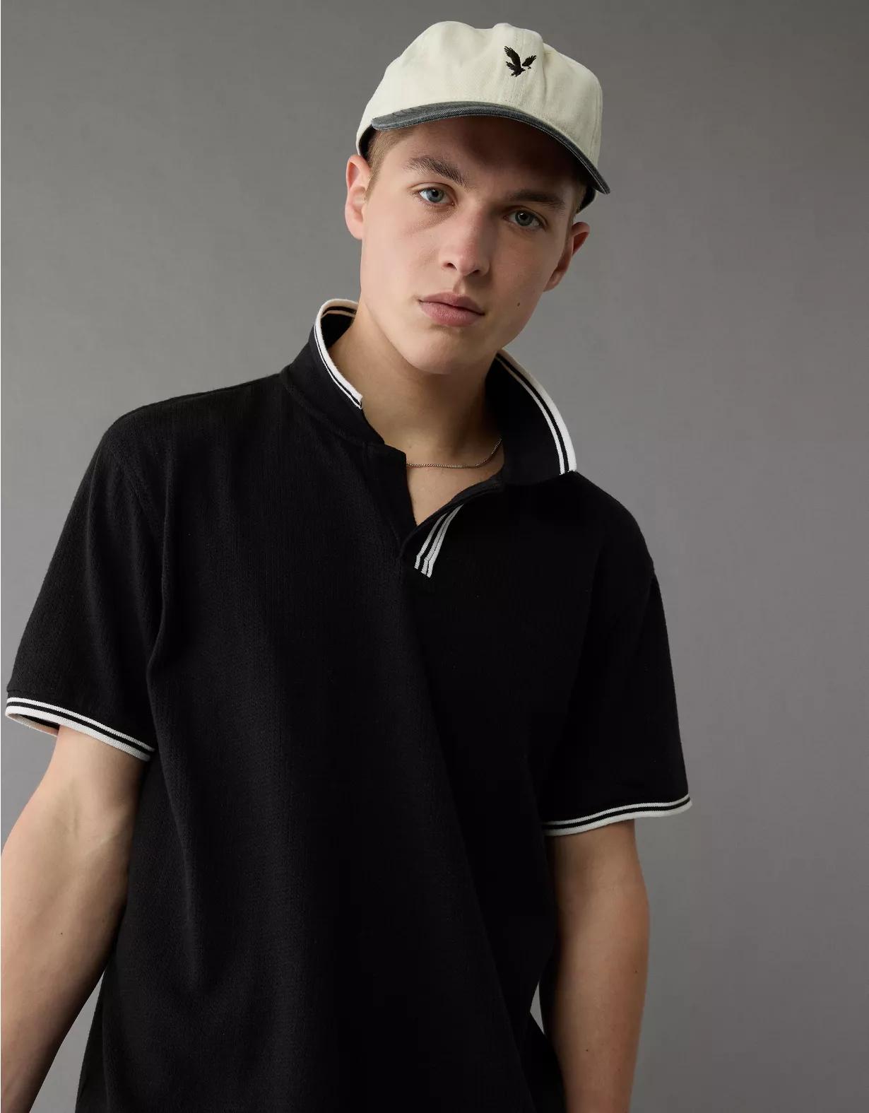 AE 24/7 Mesh Polo Shirt Product Image