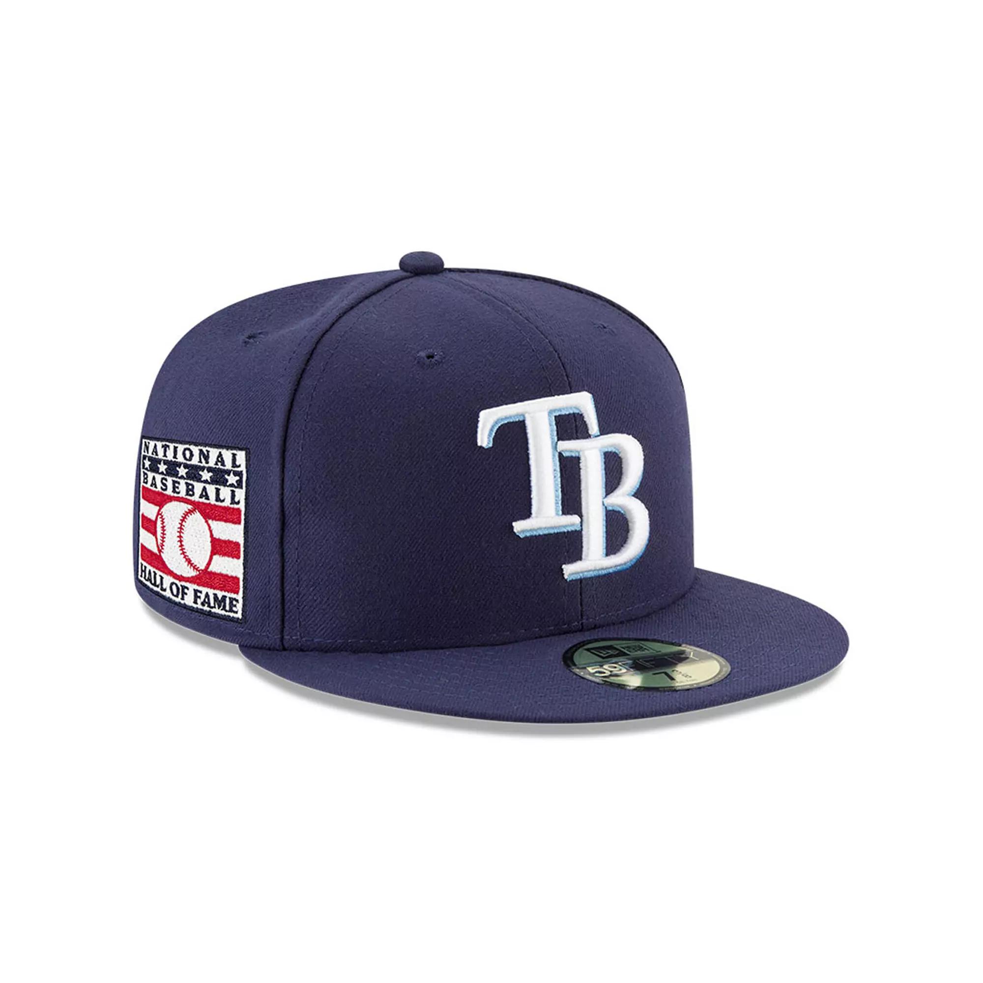 Men's New Era Navy Tampa Bay Rays National Baseball Hall of Fame 59FIFTY Fitted Hat,  Product Image