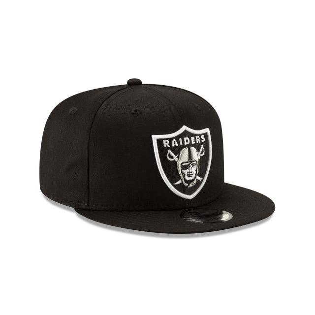 Las Vegas Raiders Basic Black 9FIFTY Snapback Hat Male Product Image