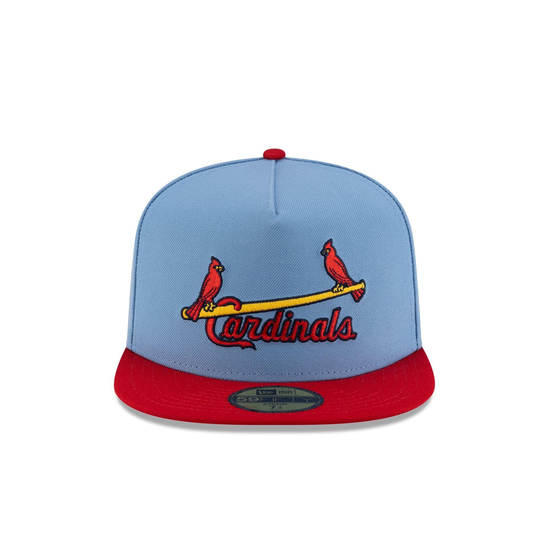 Just Caps Sky Blue St. Louis Cardinals 59FIFTY A-Frame Fitted Hat Male Product Image