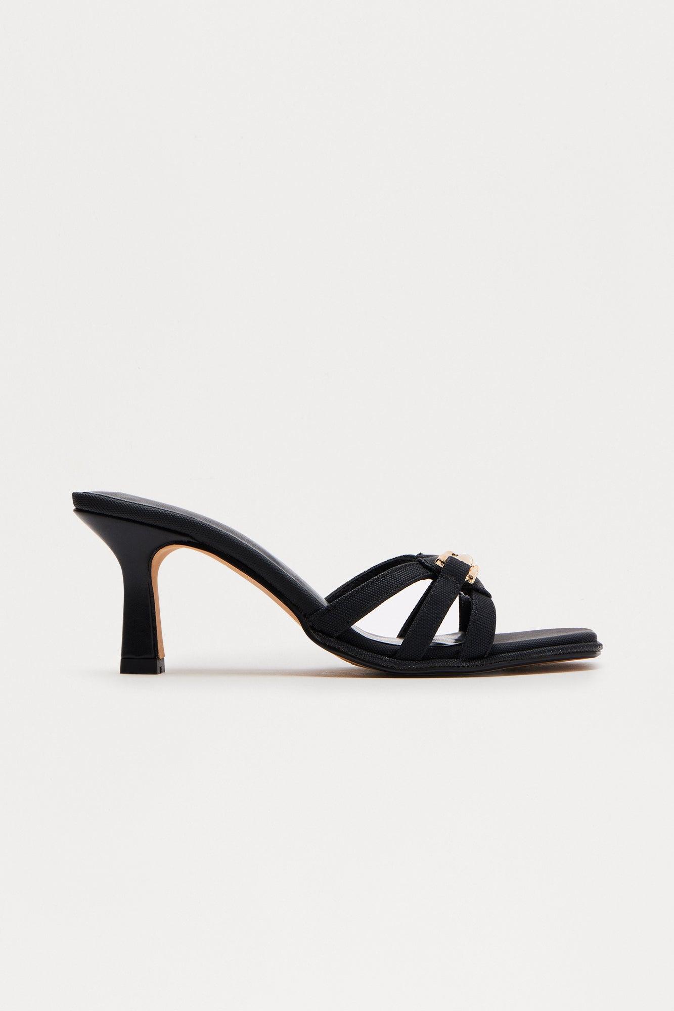 Alesti Hardware Mules - Black Female Product Image