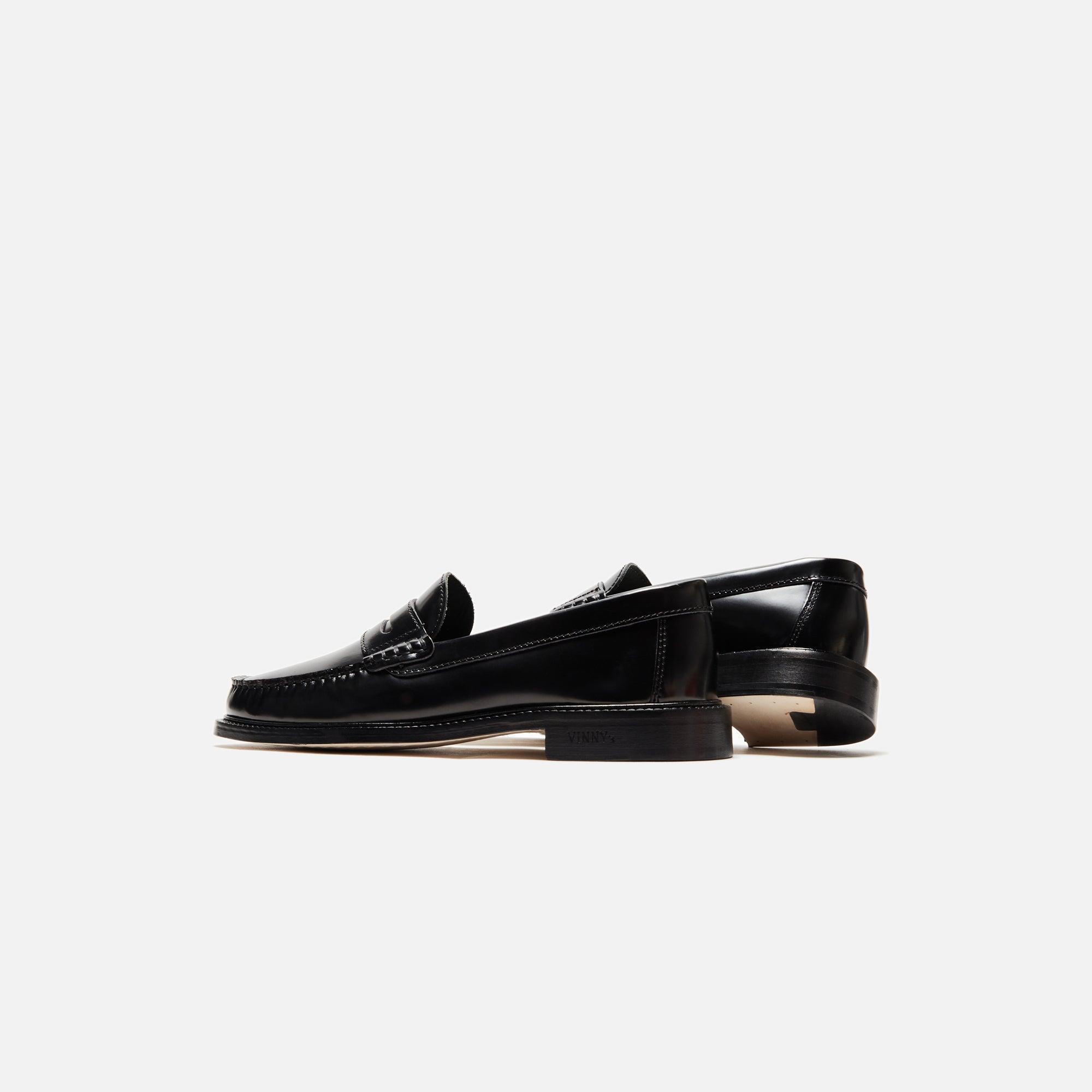 VINNY's Yardee Mocassin Loafer - Polido Leather Black Male Product Image
