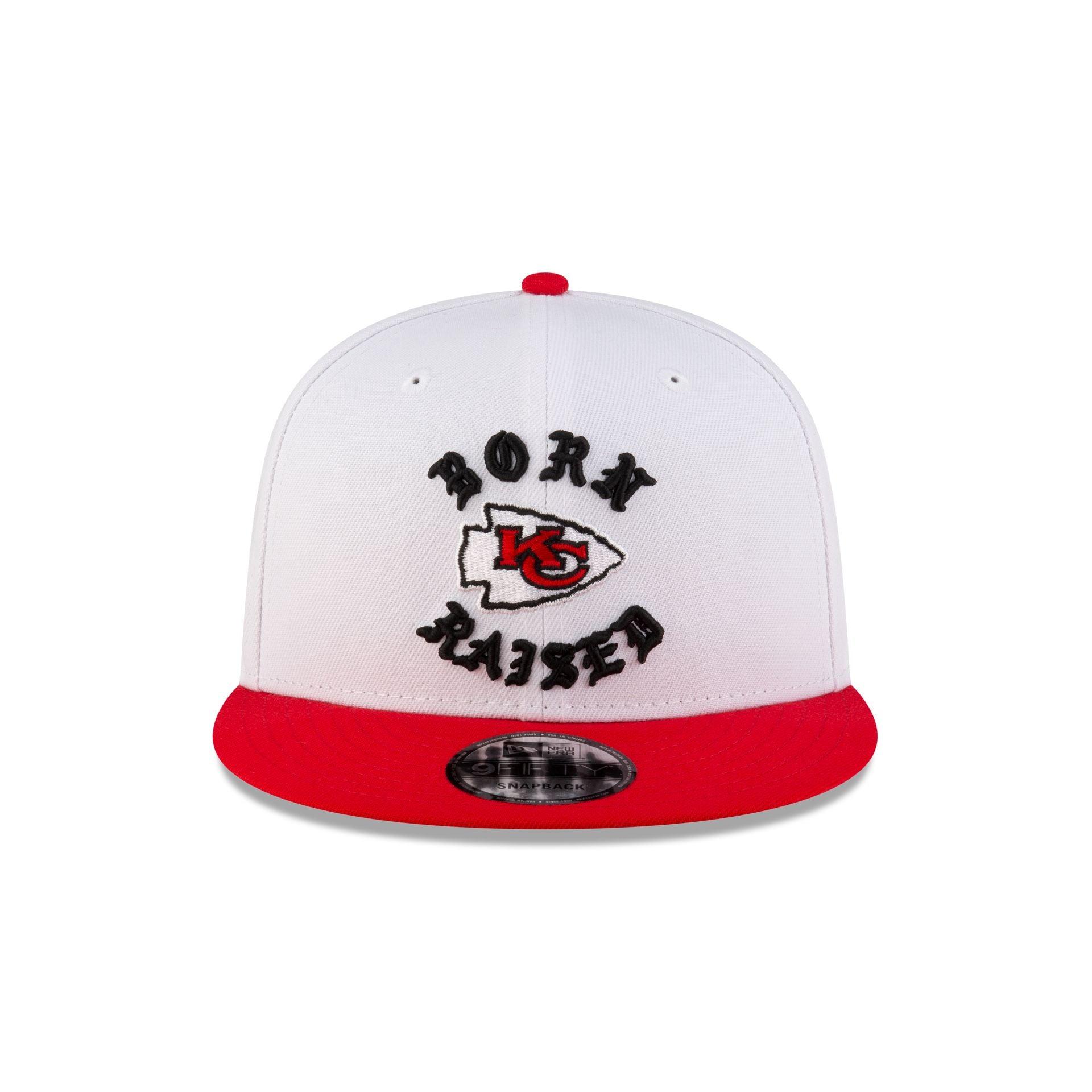 Born x Raised Kansas City Chiefs White 9FIFTY Snapback Male Product Image