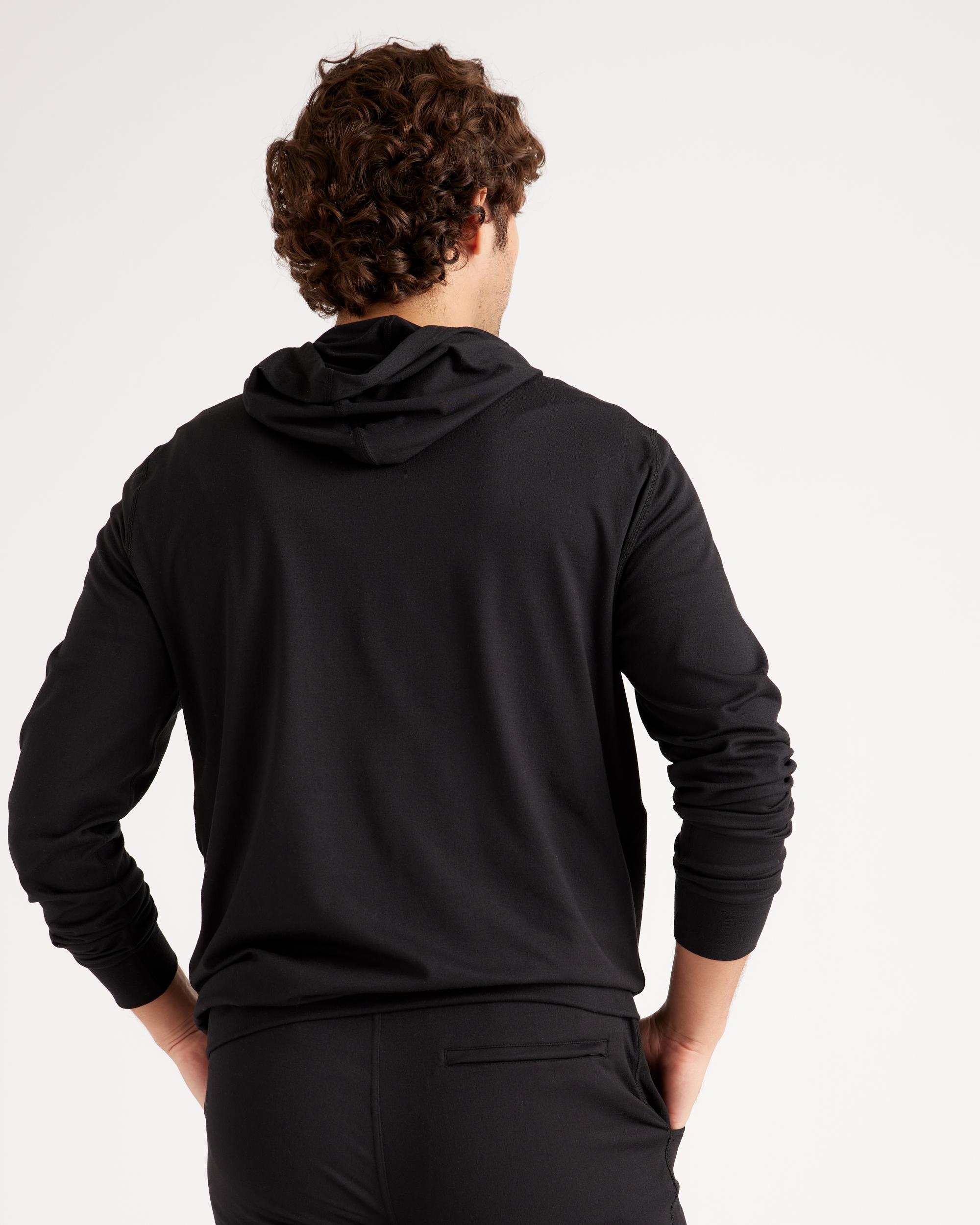 Quince | Men's Super Soft Performance Hoodie Pullover Flowknit Activewear, Recycled Polyester Product Image
