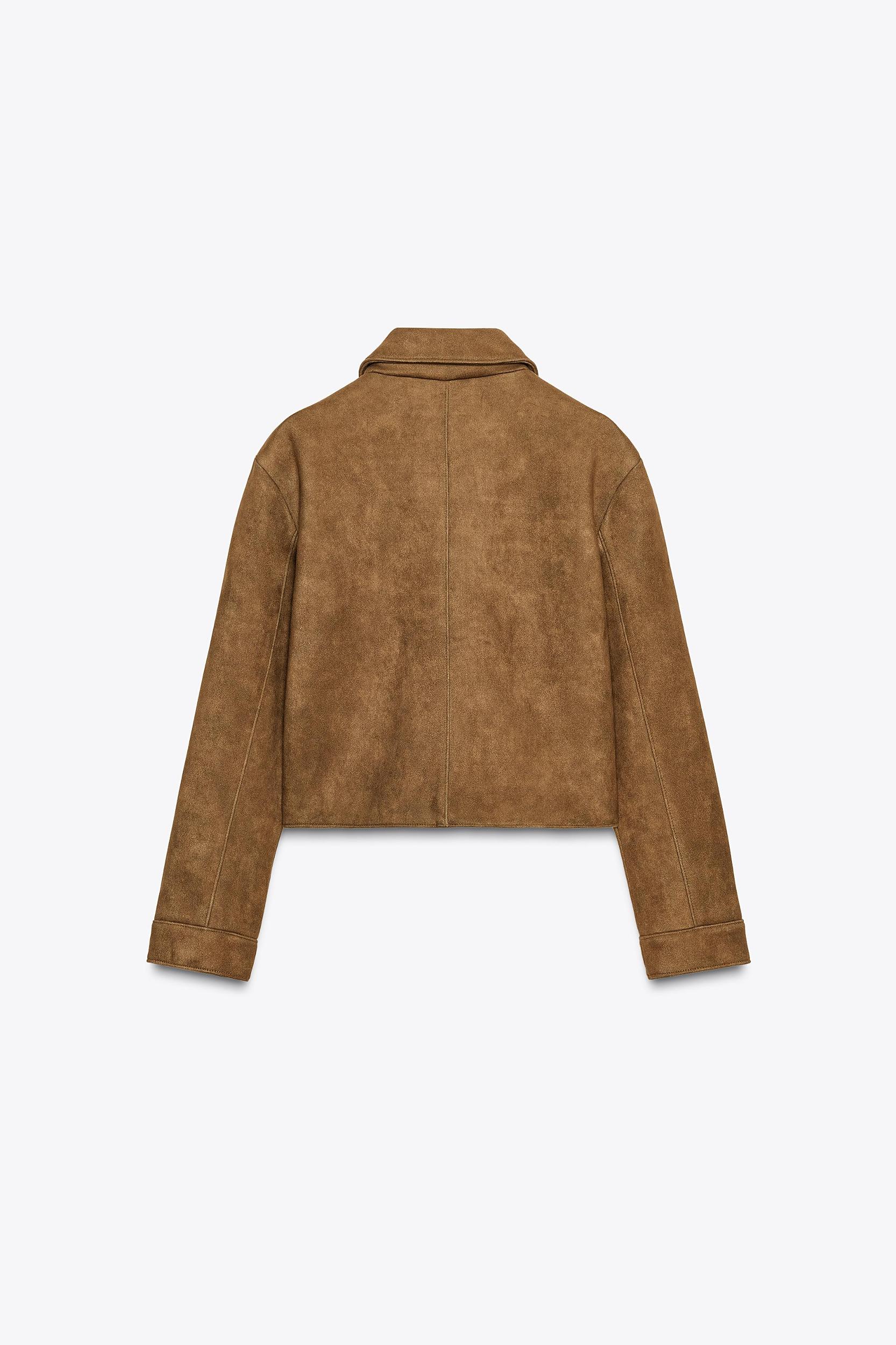 FAUX SUEDE JACKET Product Image