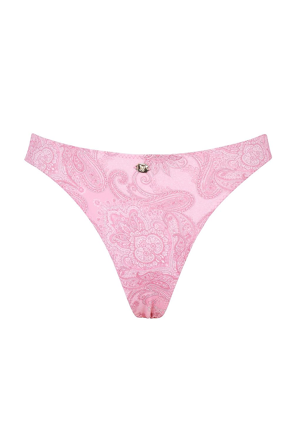 Martinique  lavender paisley plunge swimsuit Product Image