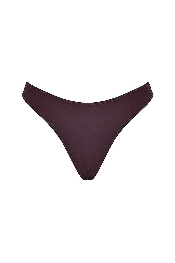 Capri  cacao high leg bikini bottom Product Image