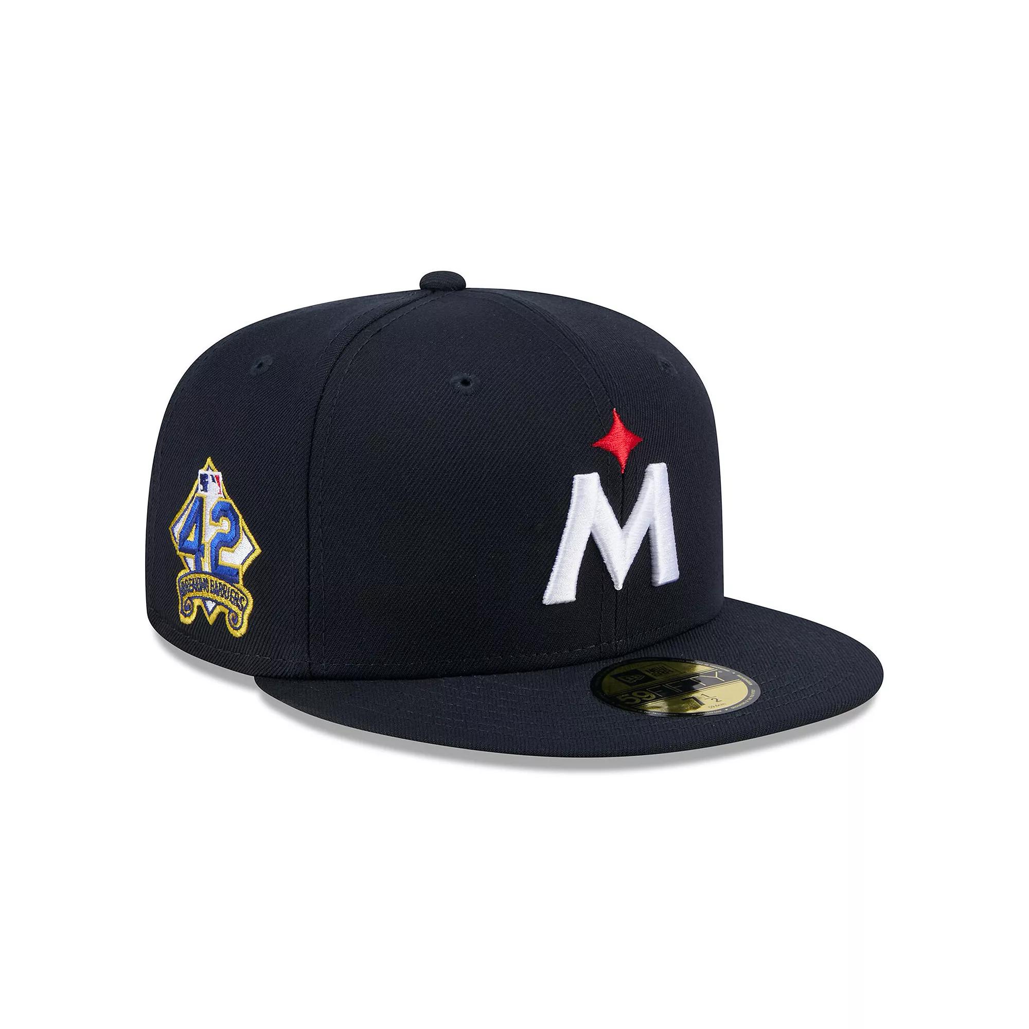 Men's New Era  Navy Minnesota Twins 2025 Jackie Robinson Day 59FIFTY Fitted Hat, Size: 7 5/8, Blue Product Image