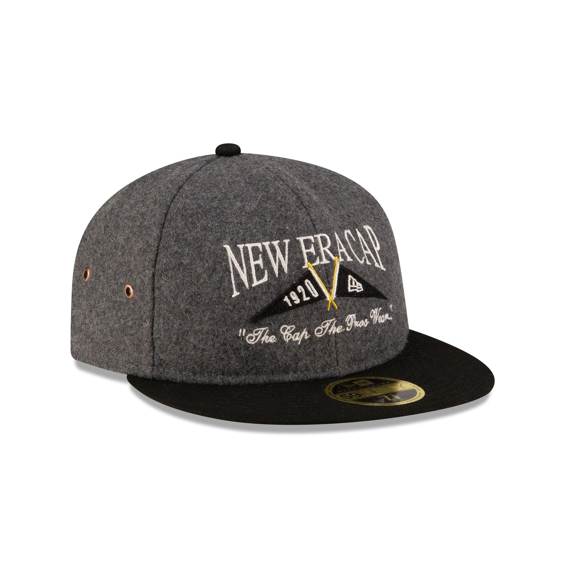 New Era Cap Heather Gray Retro Crown 59FIFTY Fitted Hat Male Product Image