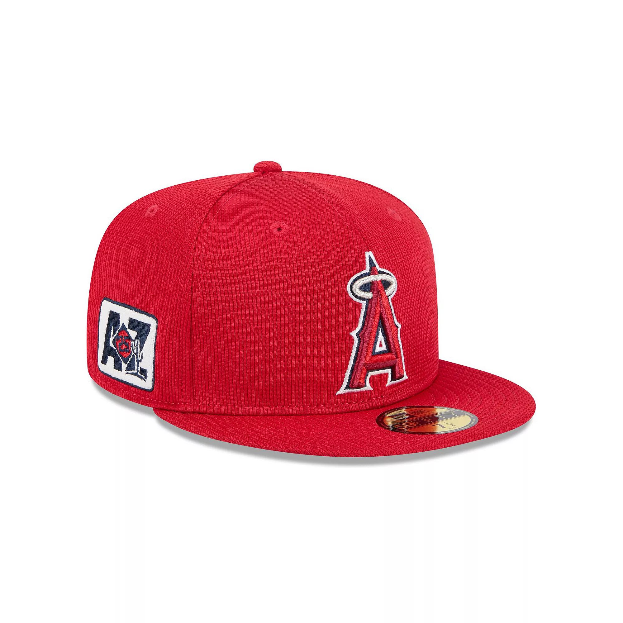 Men's New Era Red Los Angeles Angels 2025 Spring Training 59FIFTY Fitted Hat,  Product Image