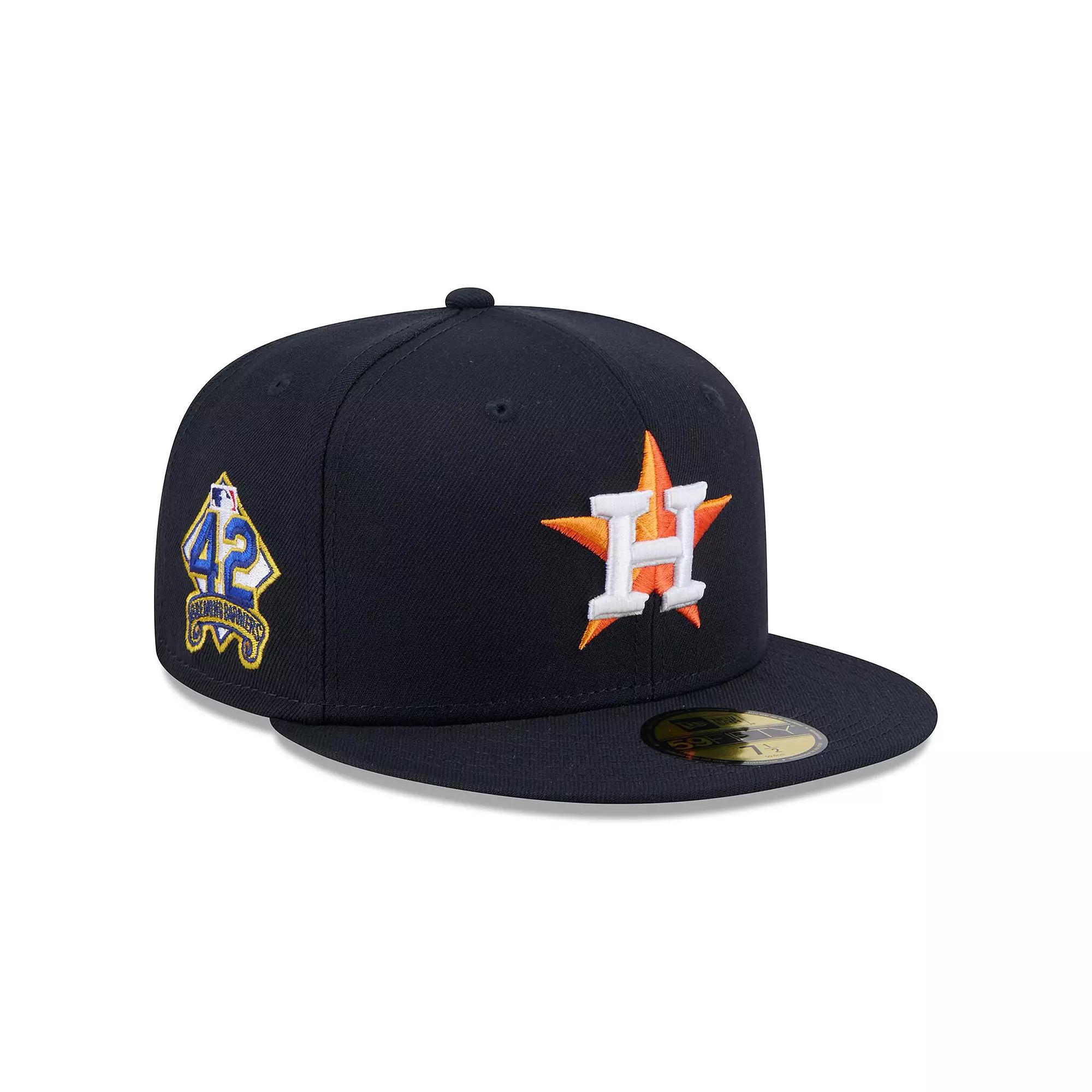 Men's New Era Navy Houston Astros 2025 Jackie Robinson Day 59FIFTY Fitted Hat,  Product Image