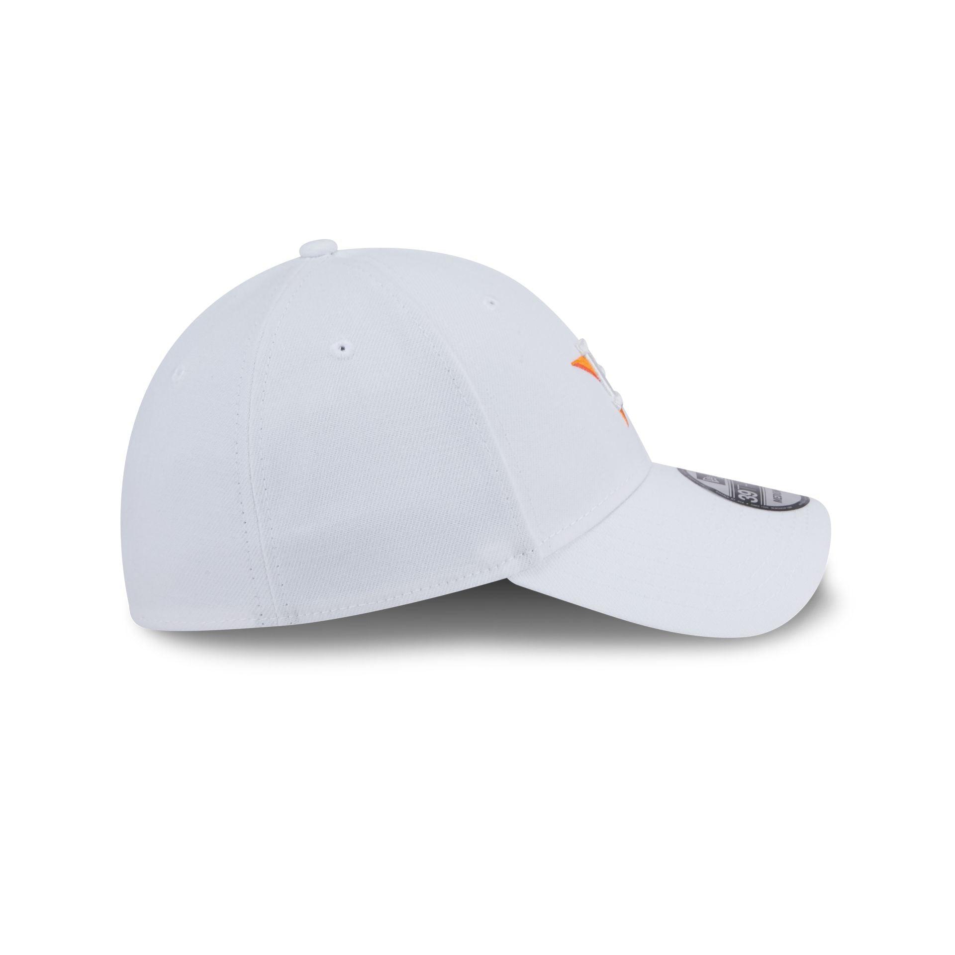 Houston Astros Optic White 39THIRTY Stretch Fit Hat Male Product Image