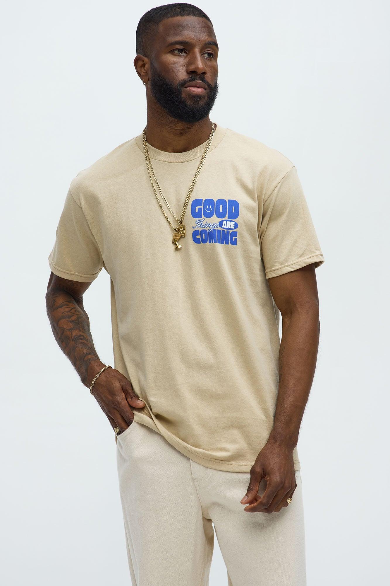 Good Things Coming Short Sleeve Tee - Natural Product Image