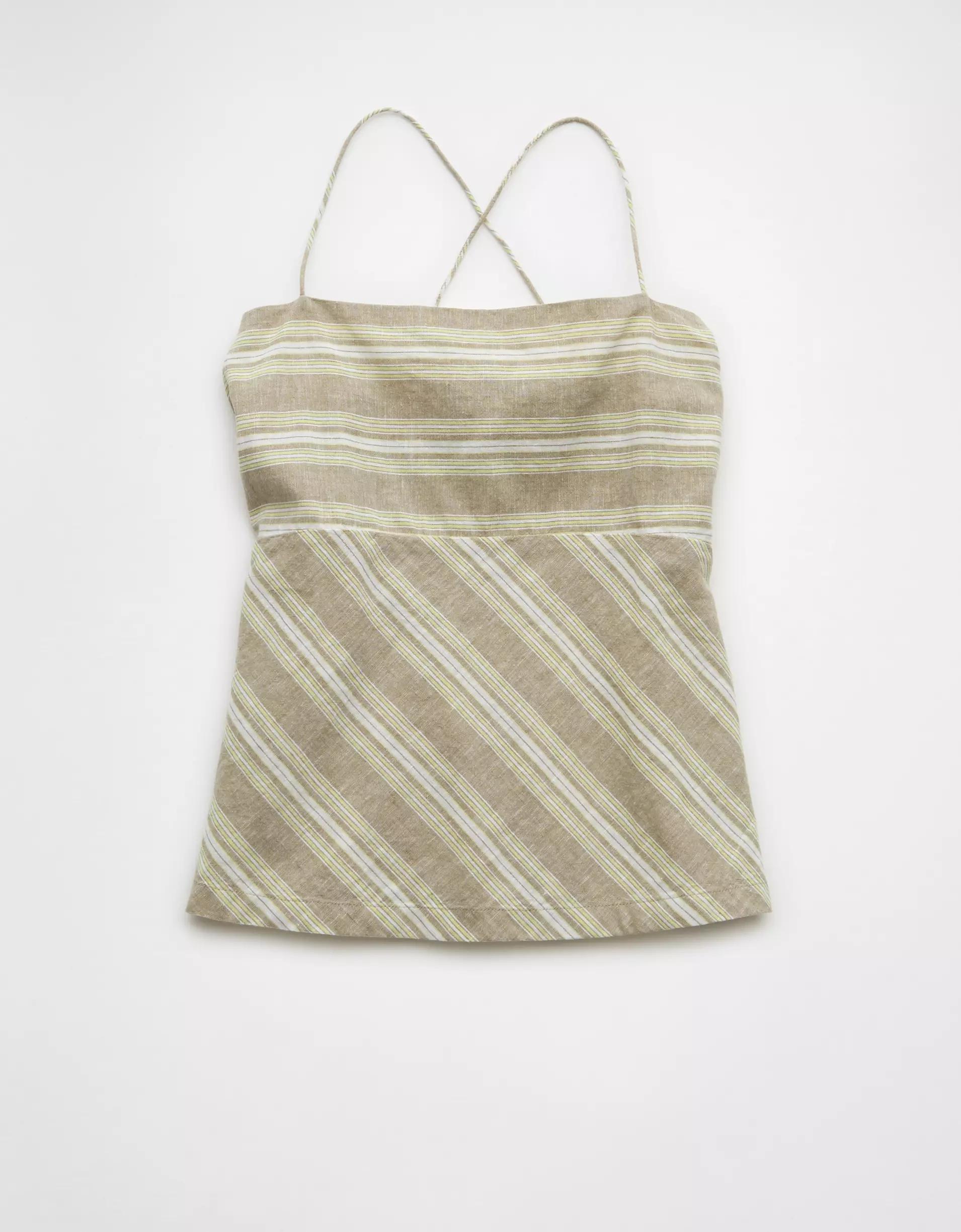 AE Striped Halter Top Product Image