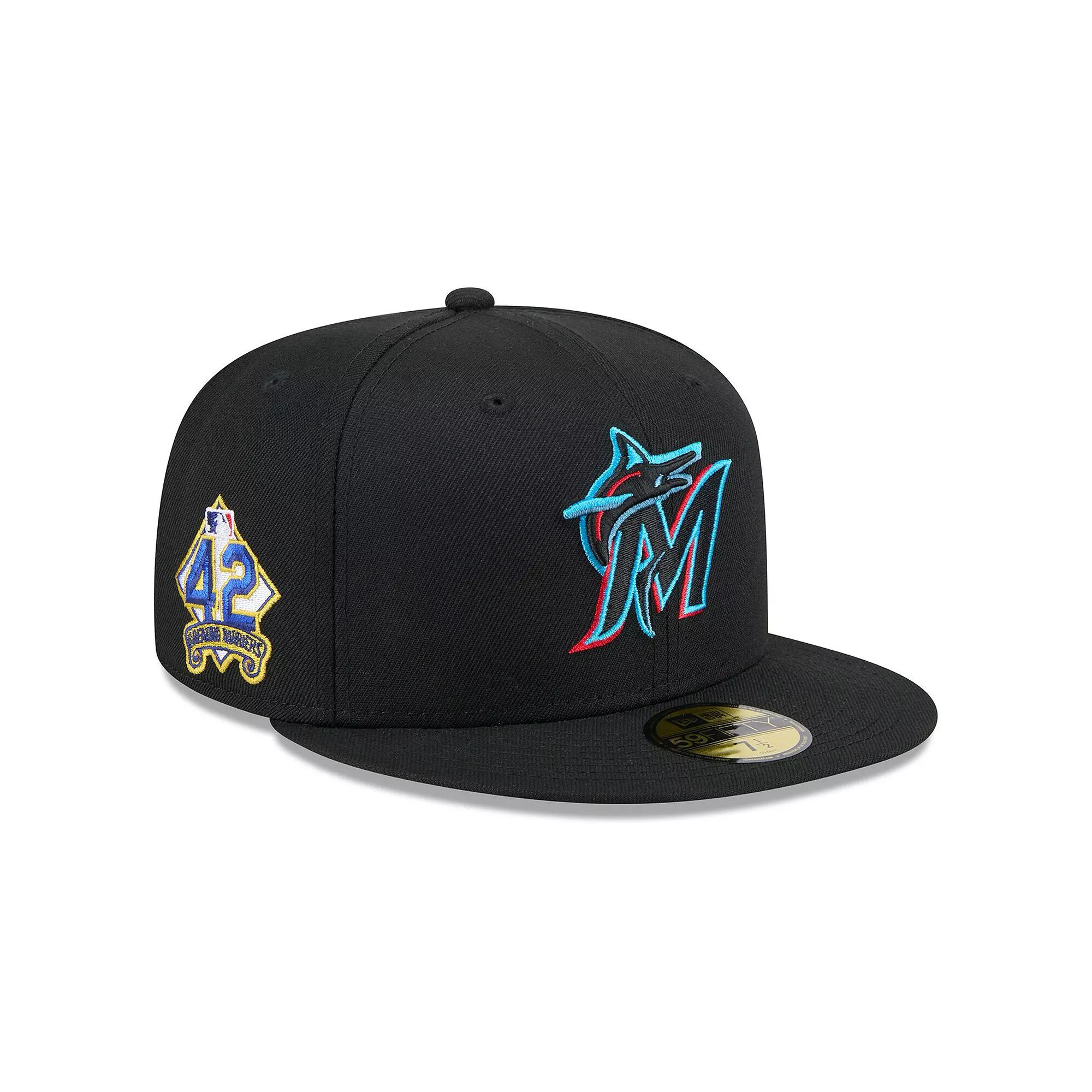 Mens New Era Miami Marlins 2025 Jackie Robinson Day 59FIFTY Fitted Hat Product Image