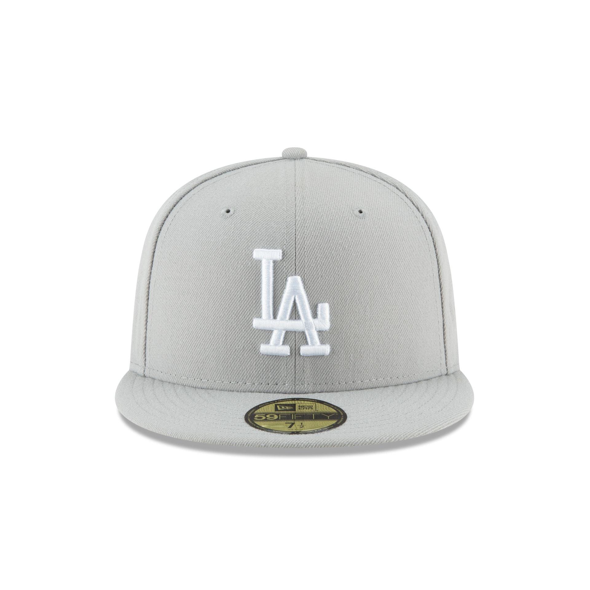 Los Angeles Dodgers 2024 World Series Champions Gray 59FIFTY Fitted Hat Male Product Image